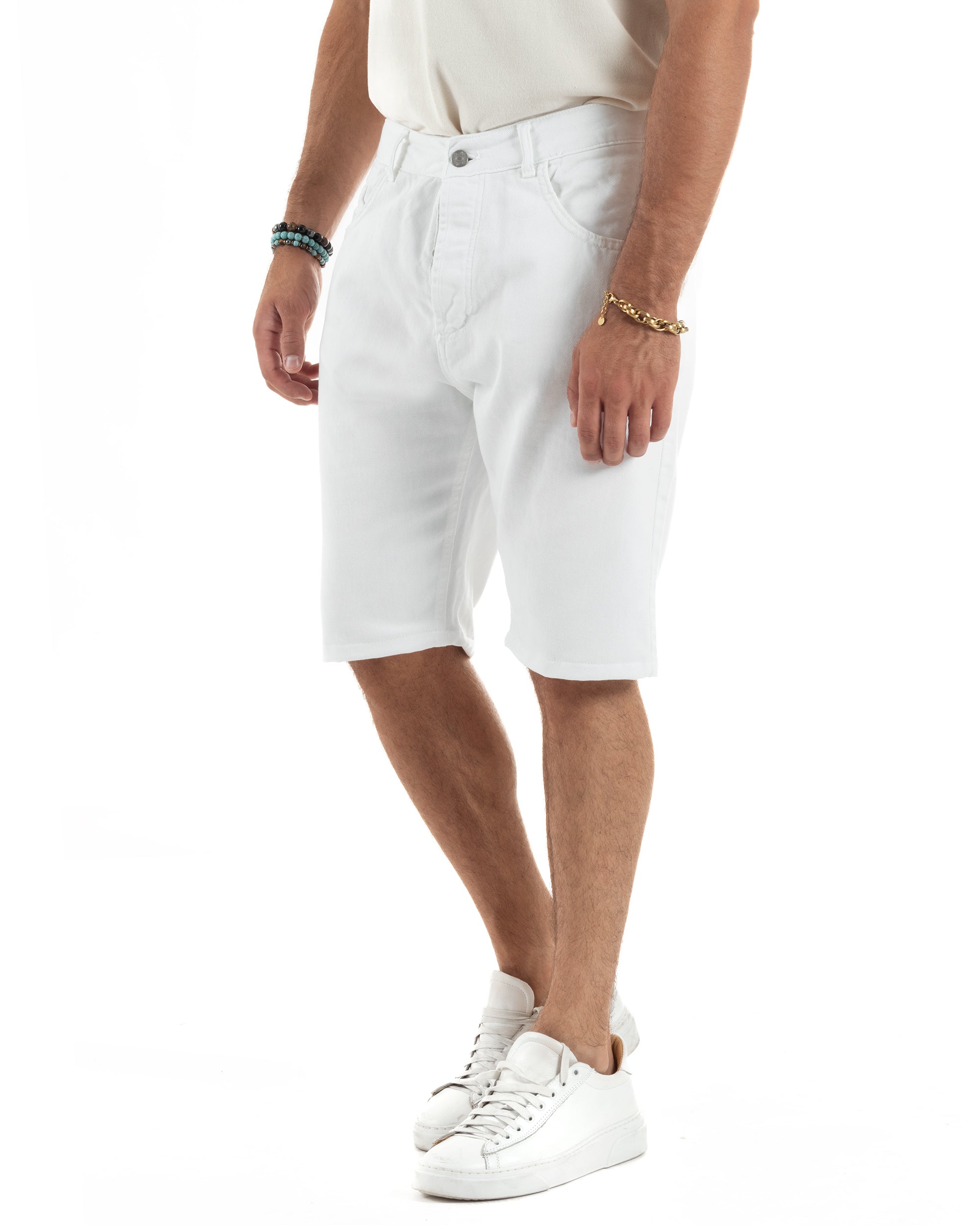 Bermuda Cinque Tasche Tinta Unita Regular Fit PC2006A