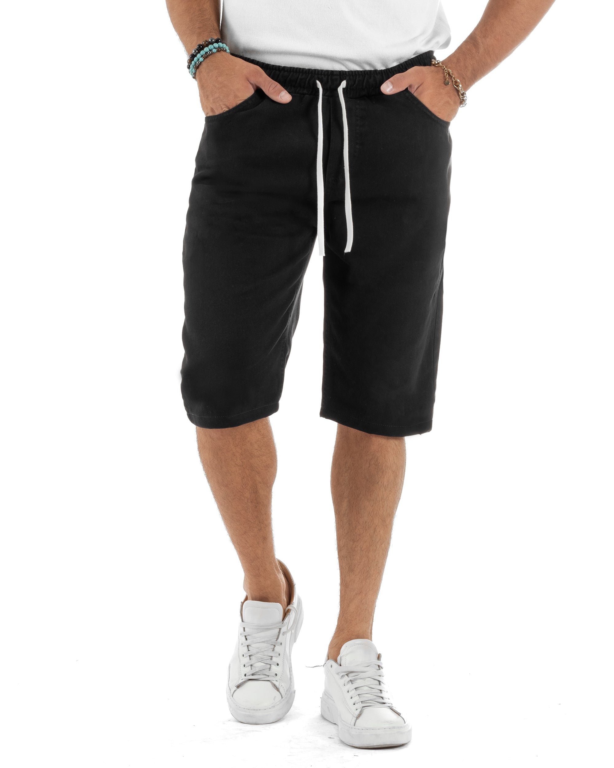 Bermuda Coulisse Basic Tinta Unita Regular Fit PC2009A