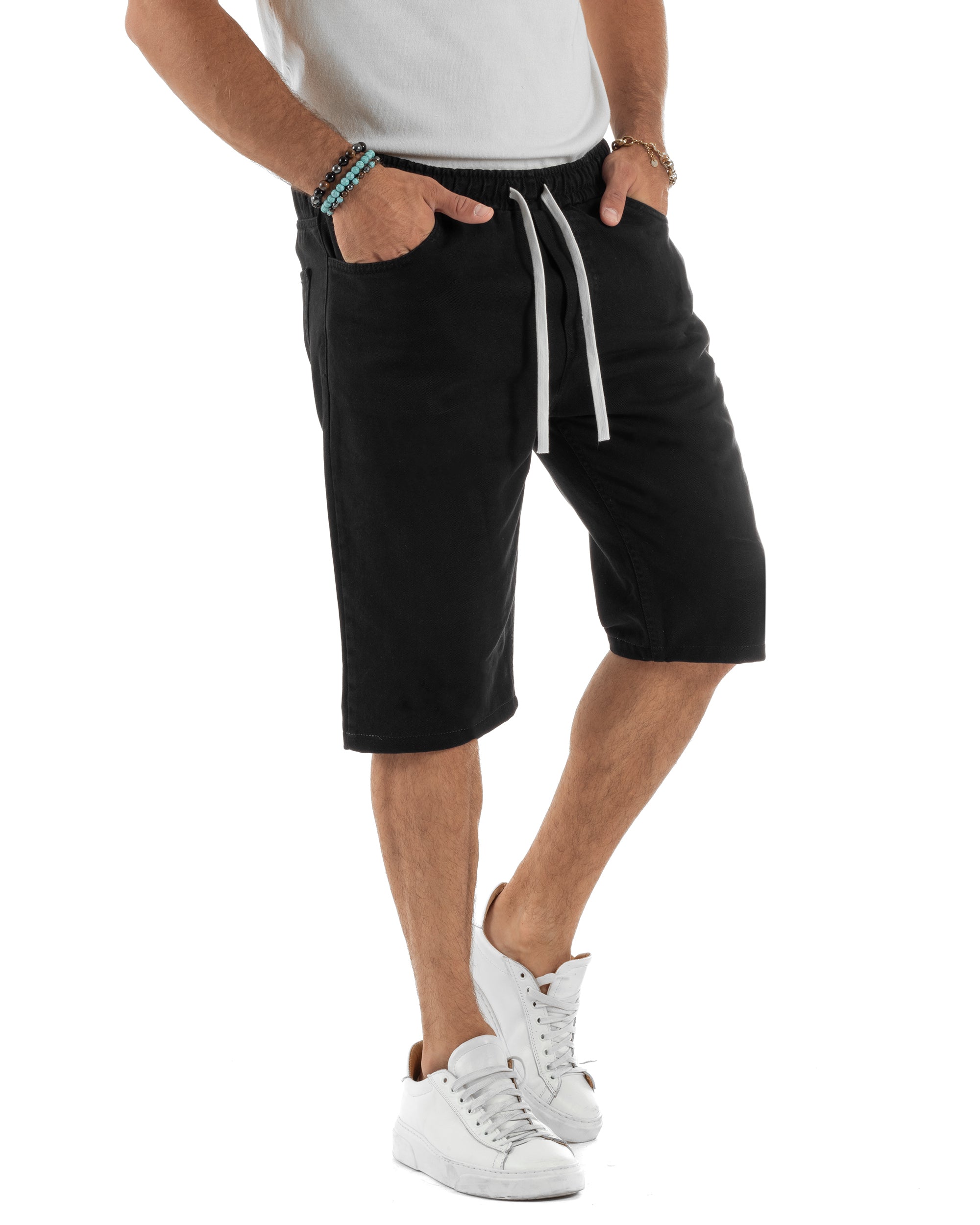 Bermuda Coulisse Basic Tinta Unita Regular Fit PC2009A