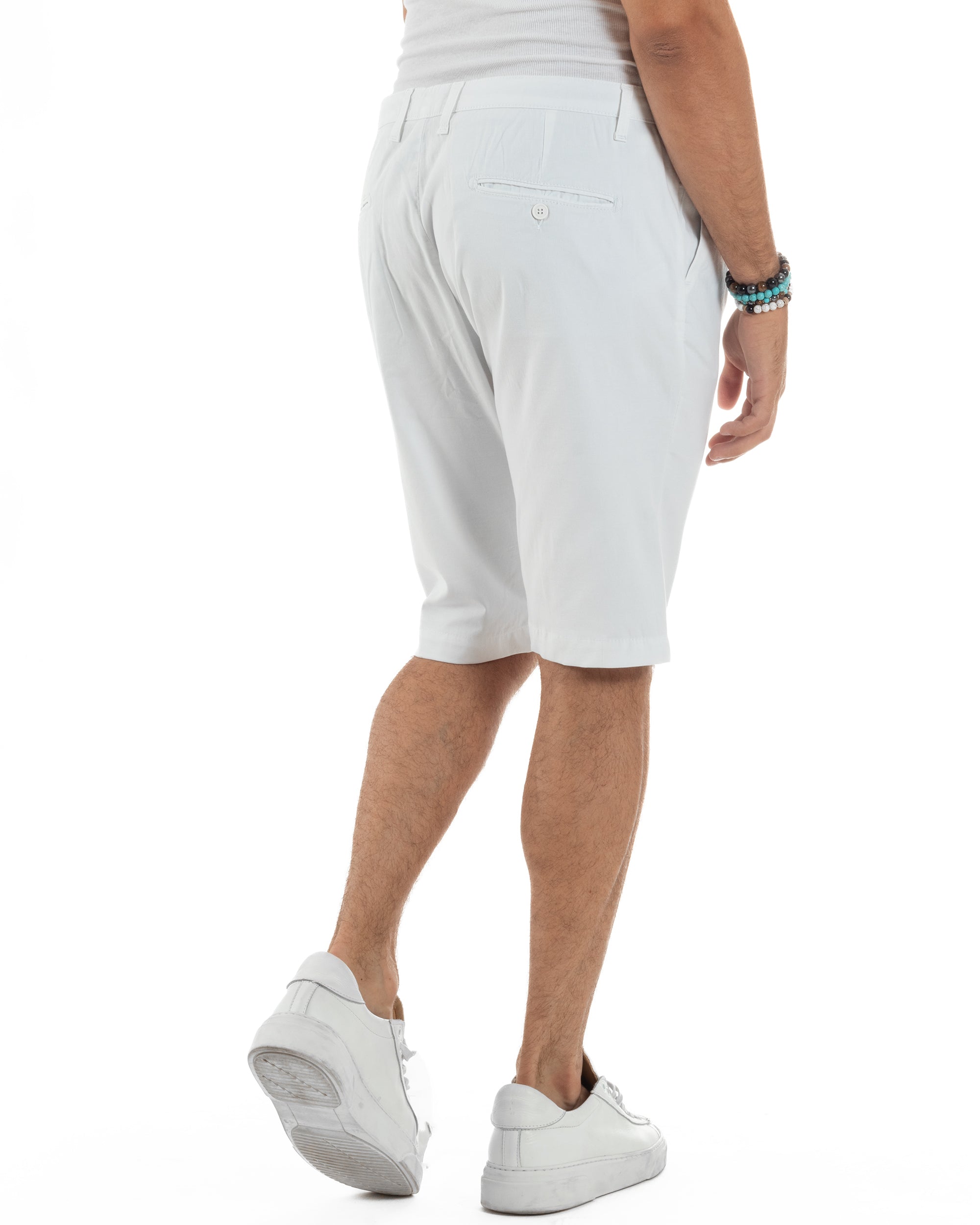 Bermuda Cotone Chino Tasche America Basic PC2017A