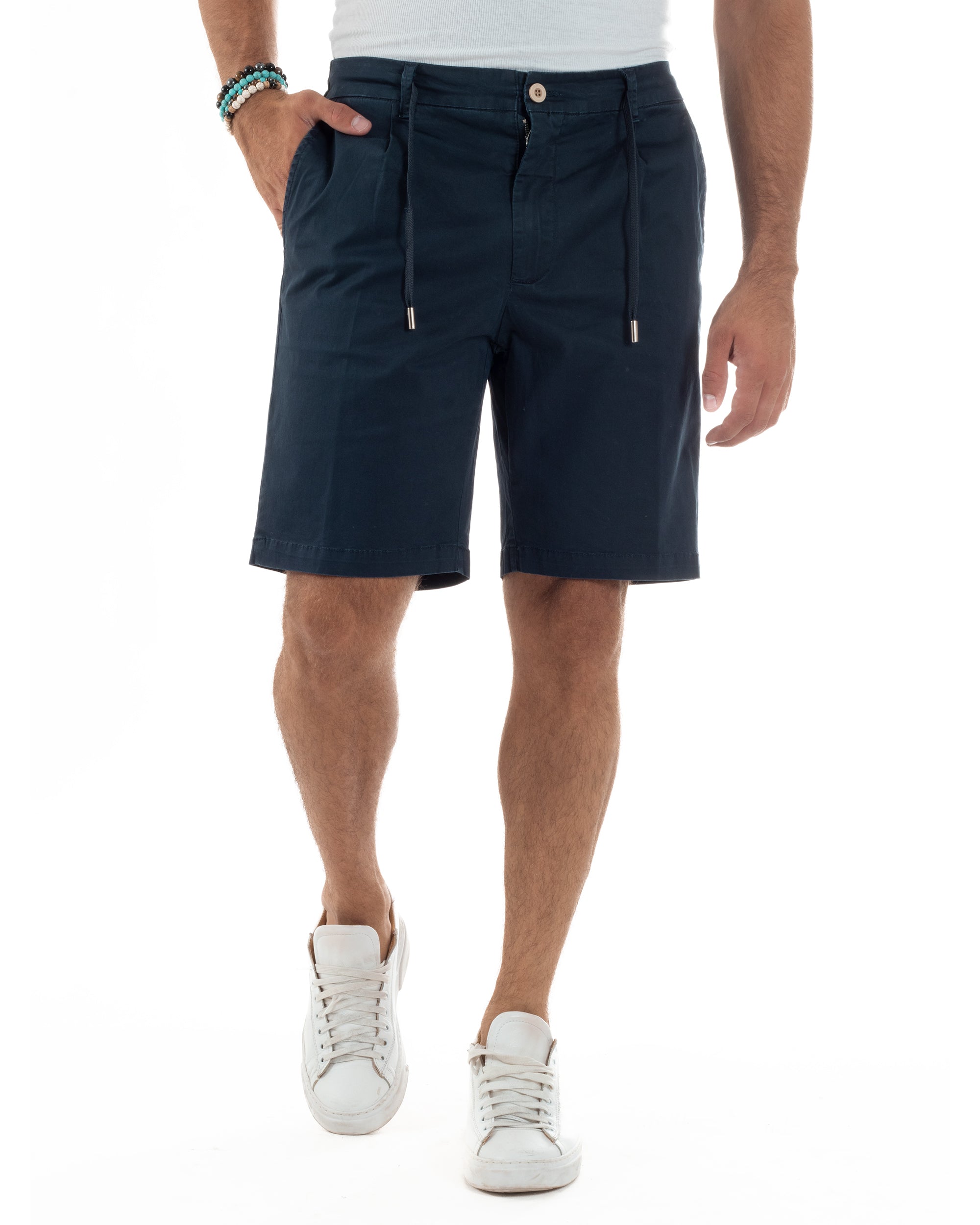 Bermuda Chino Cotone Raso Tasche America Basic PC2022A