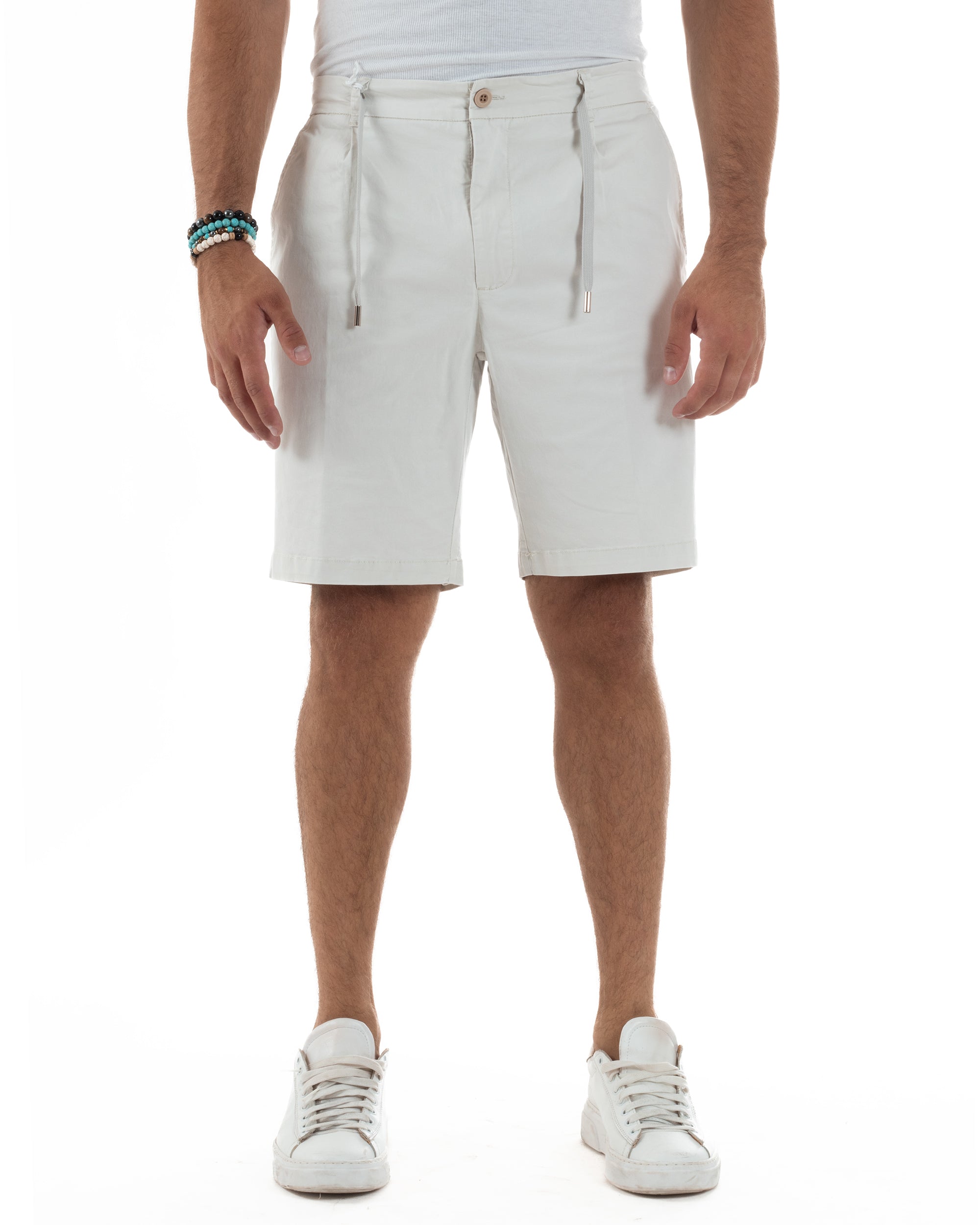 Bermuda Chino Cotone Raso Tasche America Basic PC2023A