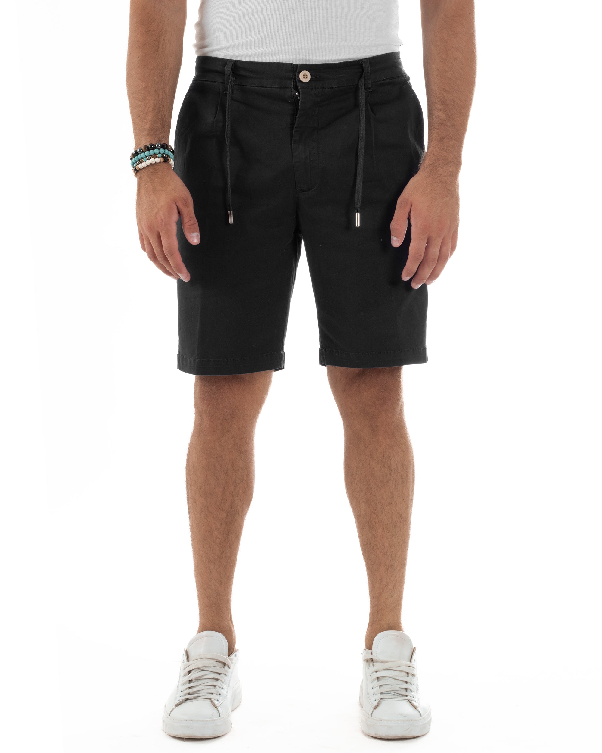 Bermuda Chino Cotone Raso Tasche America Basic PC2024A