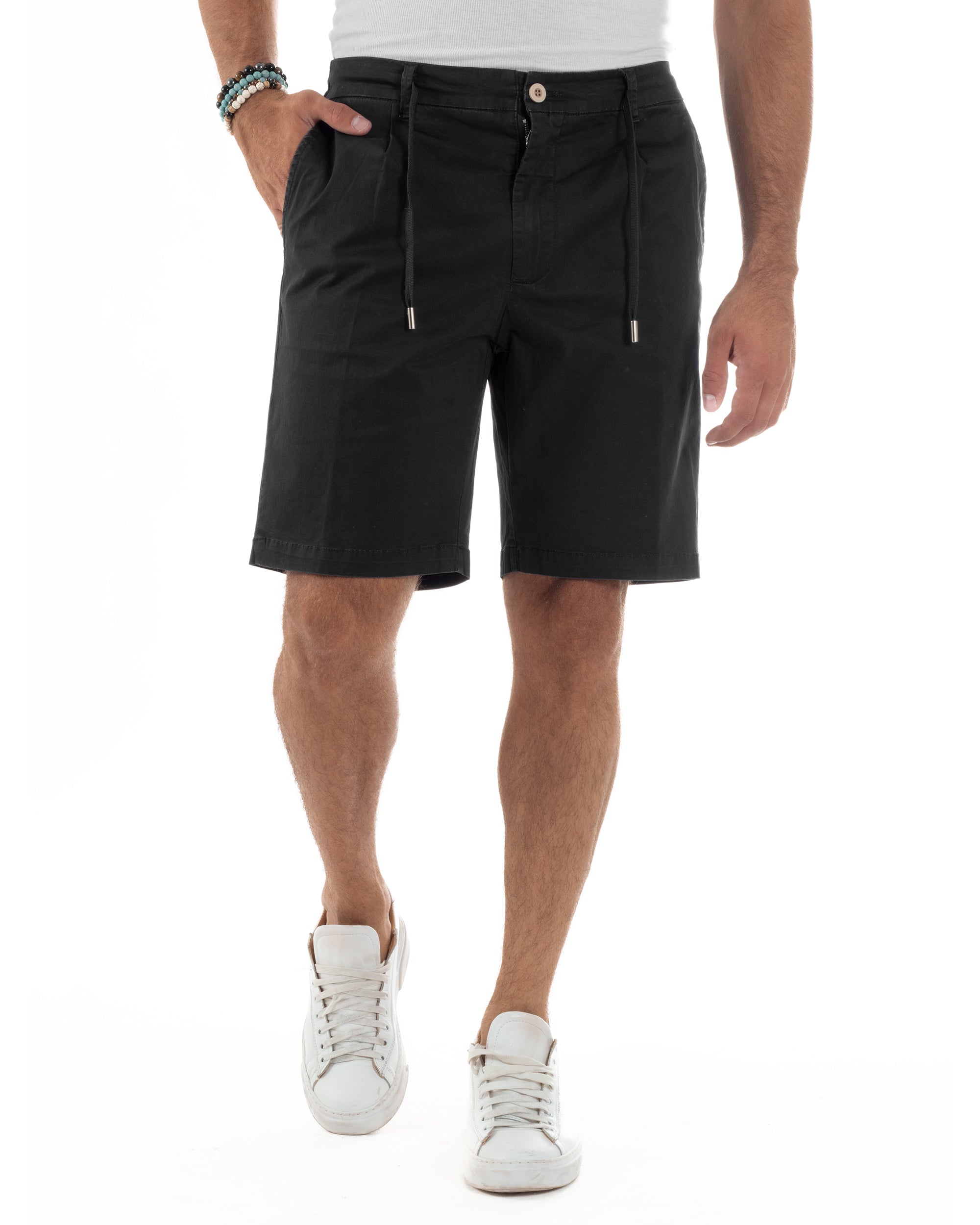 Bermuda Chino Cotone Raso Tasche America Basic PC2024A