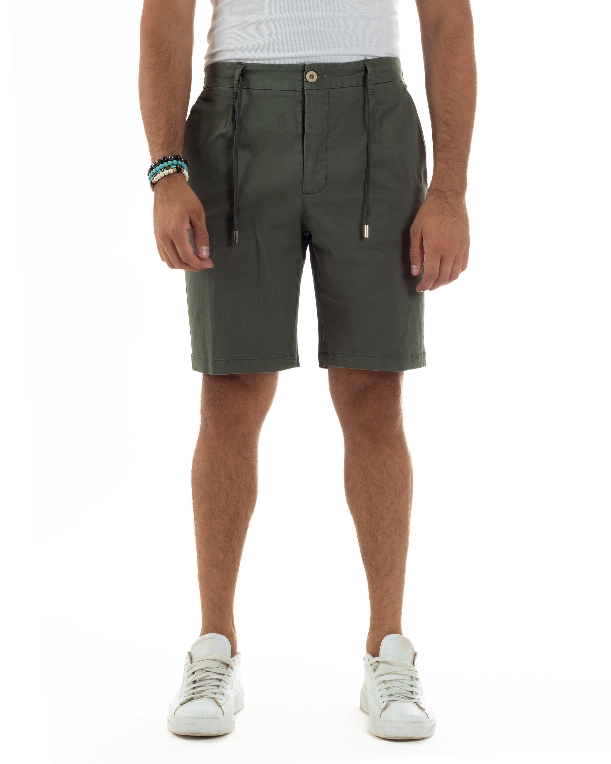 Bermuda Chino Cotone Raso Tasche America Basic PC2025A