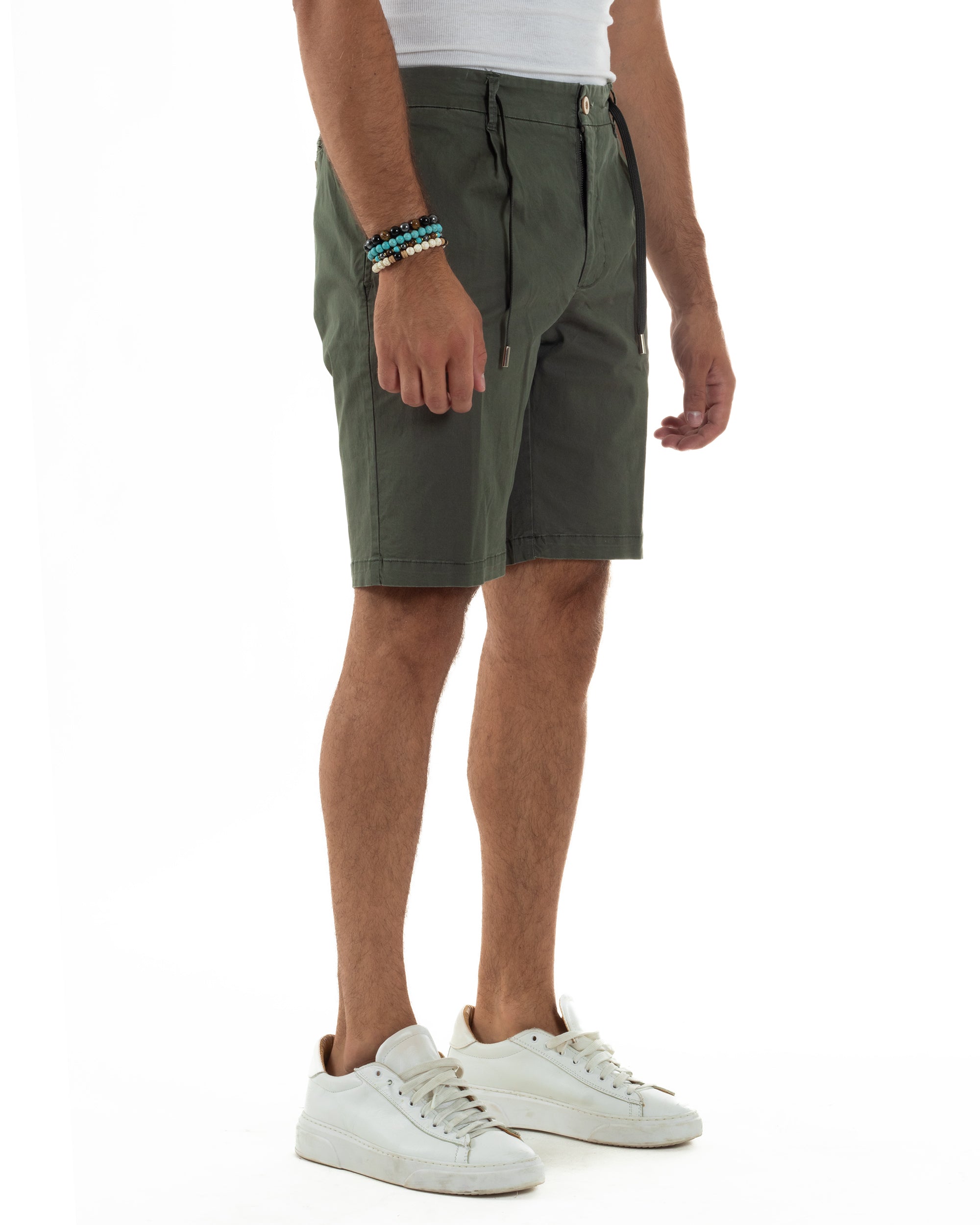 Bermuda Chino Cotone Raso Tasche America Basic PC2025A