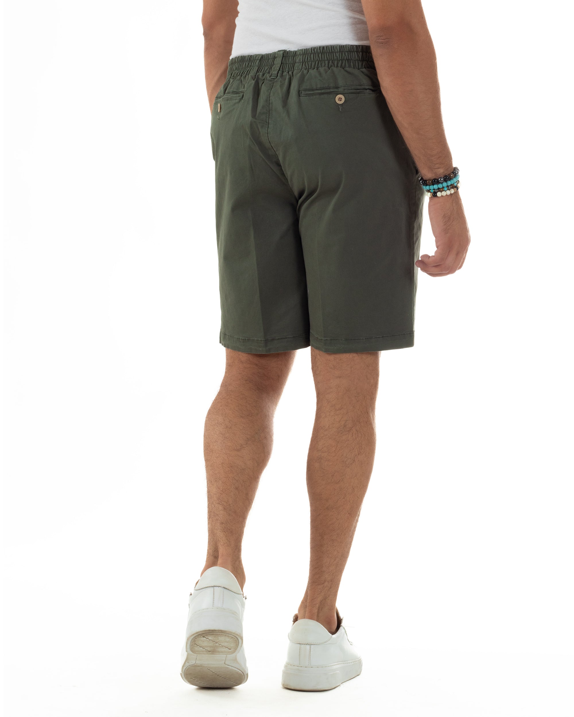 Bermuda Chino Cotone Raso Tasche America Basic PC2025A