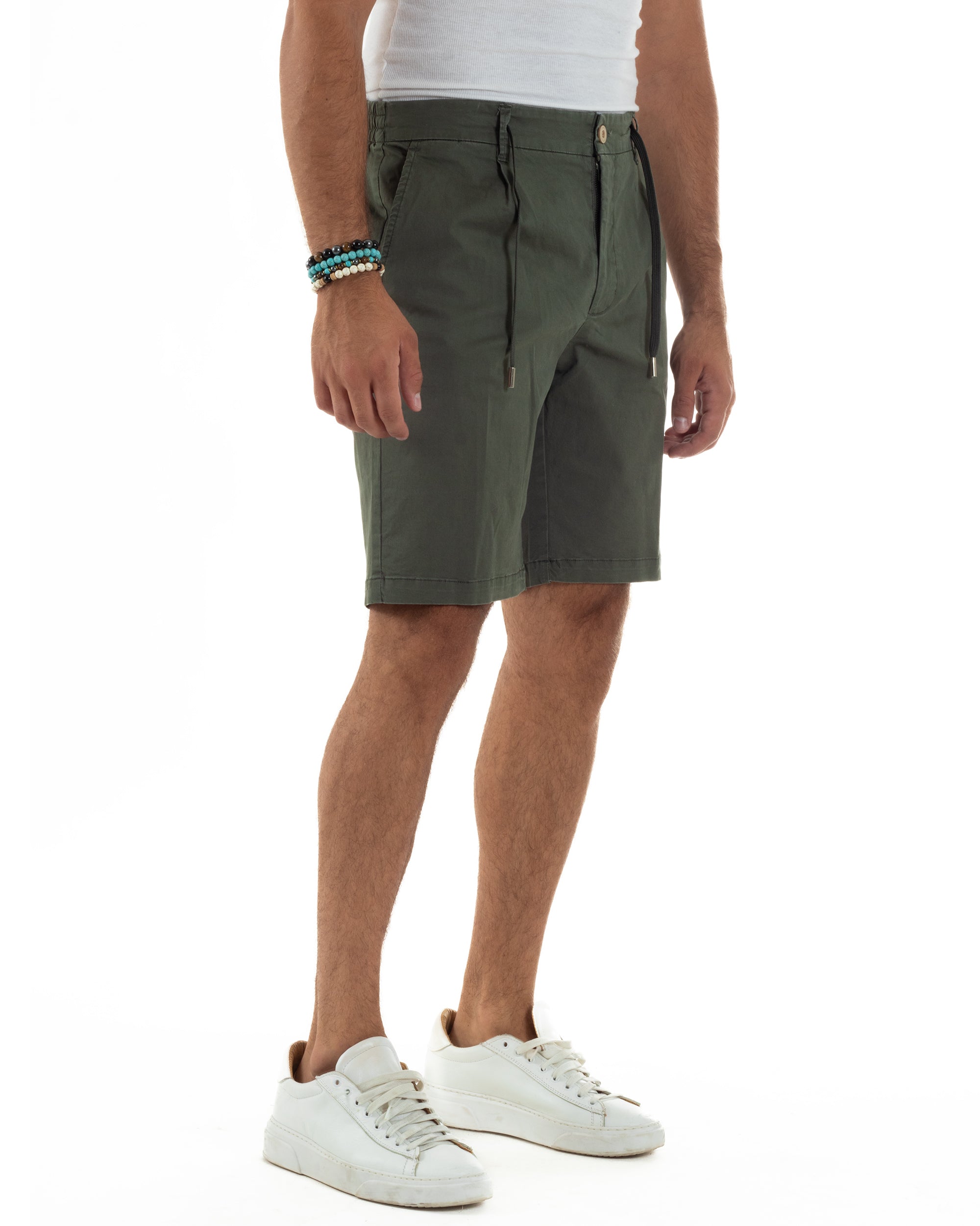 Bermuda Chino Cotone Raso Tasche America Basic PC2025A