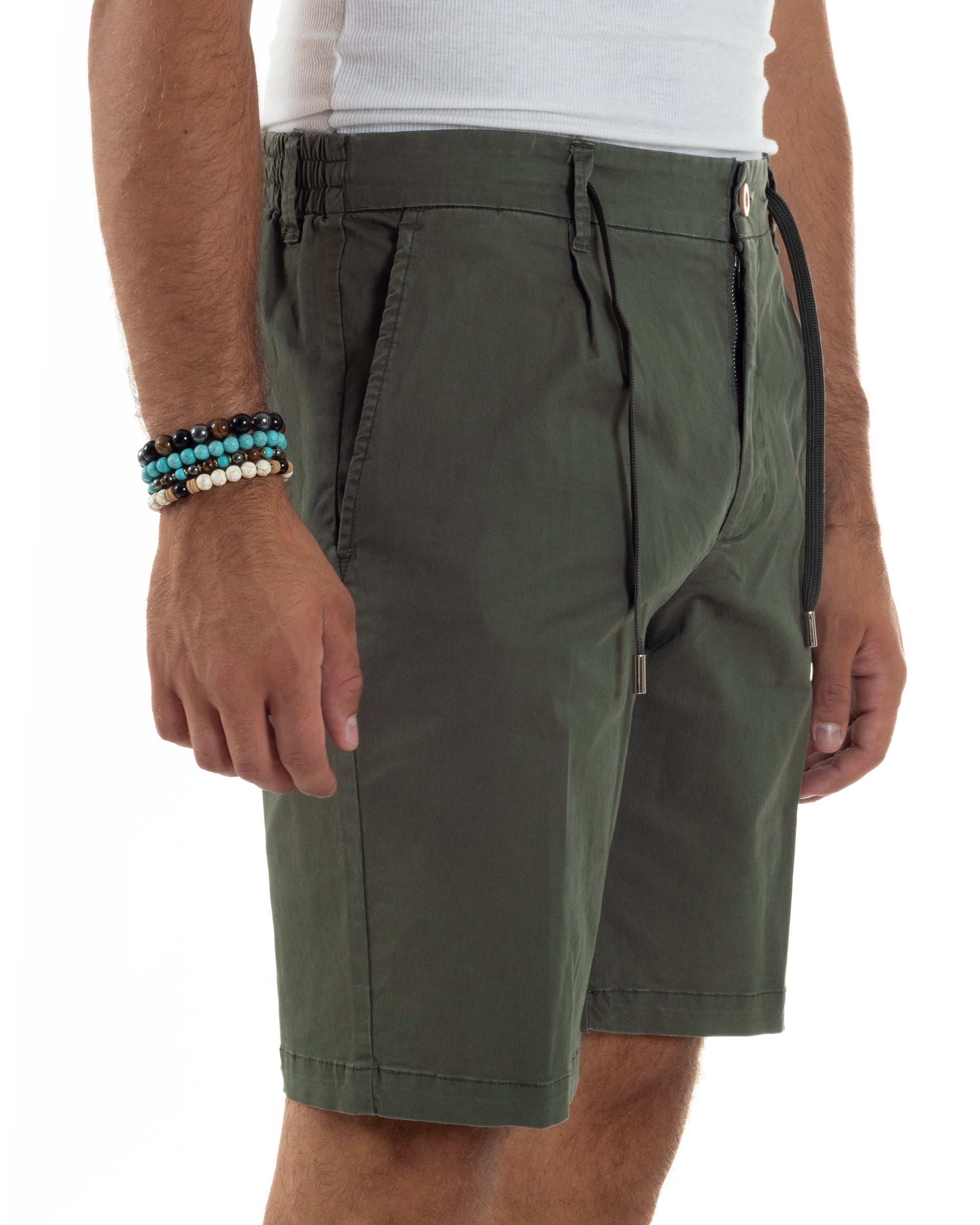 Bermuda Chino Cotone Raso Tasche America Basic PC2025A