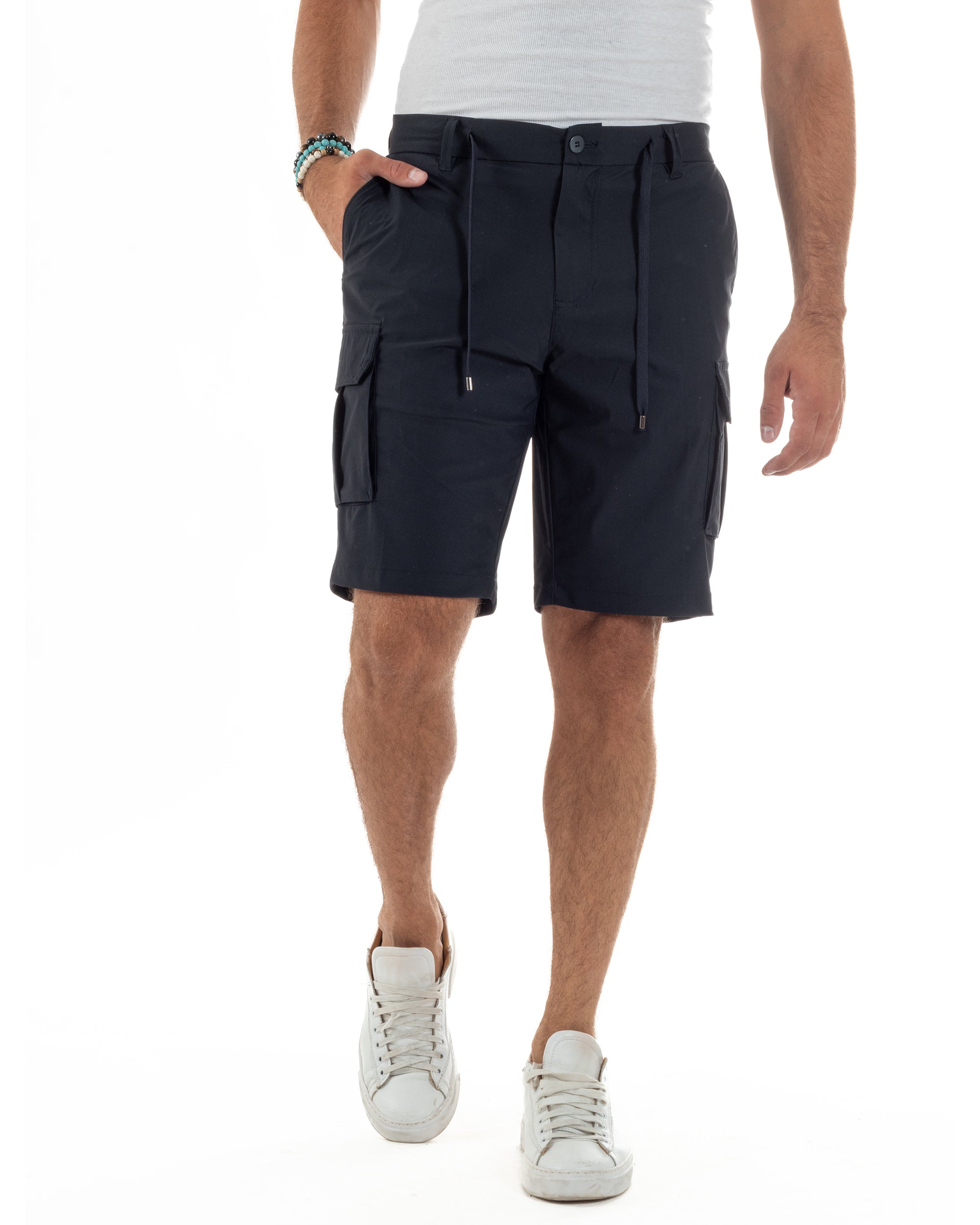 Bermuda Pantaloni Corti Cargo No Stiro PC2026A