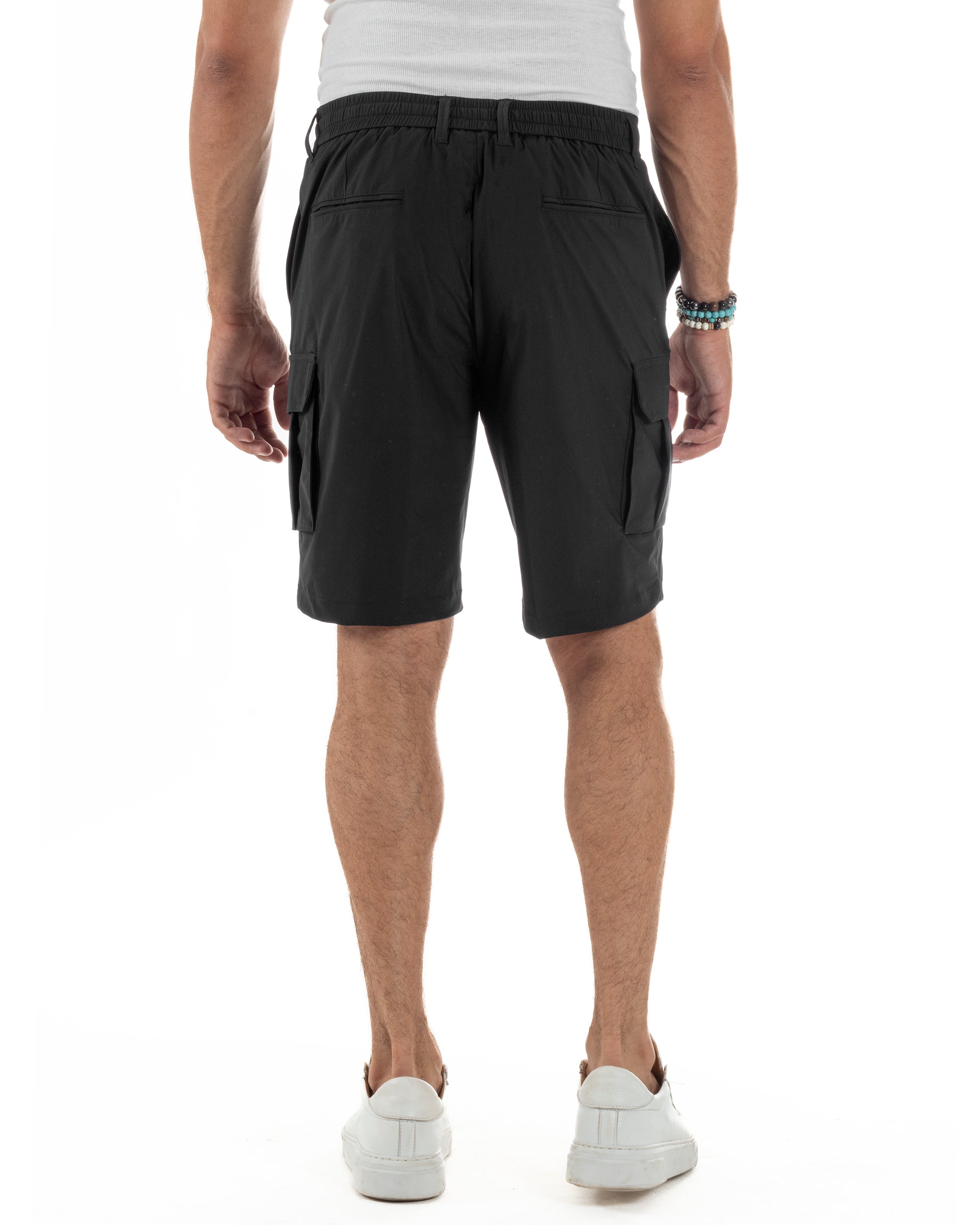 Bermuda Pantaloni Corti Cargo No Stiro PC2028A