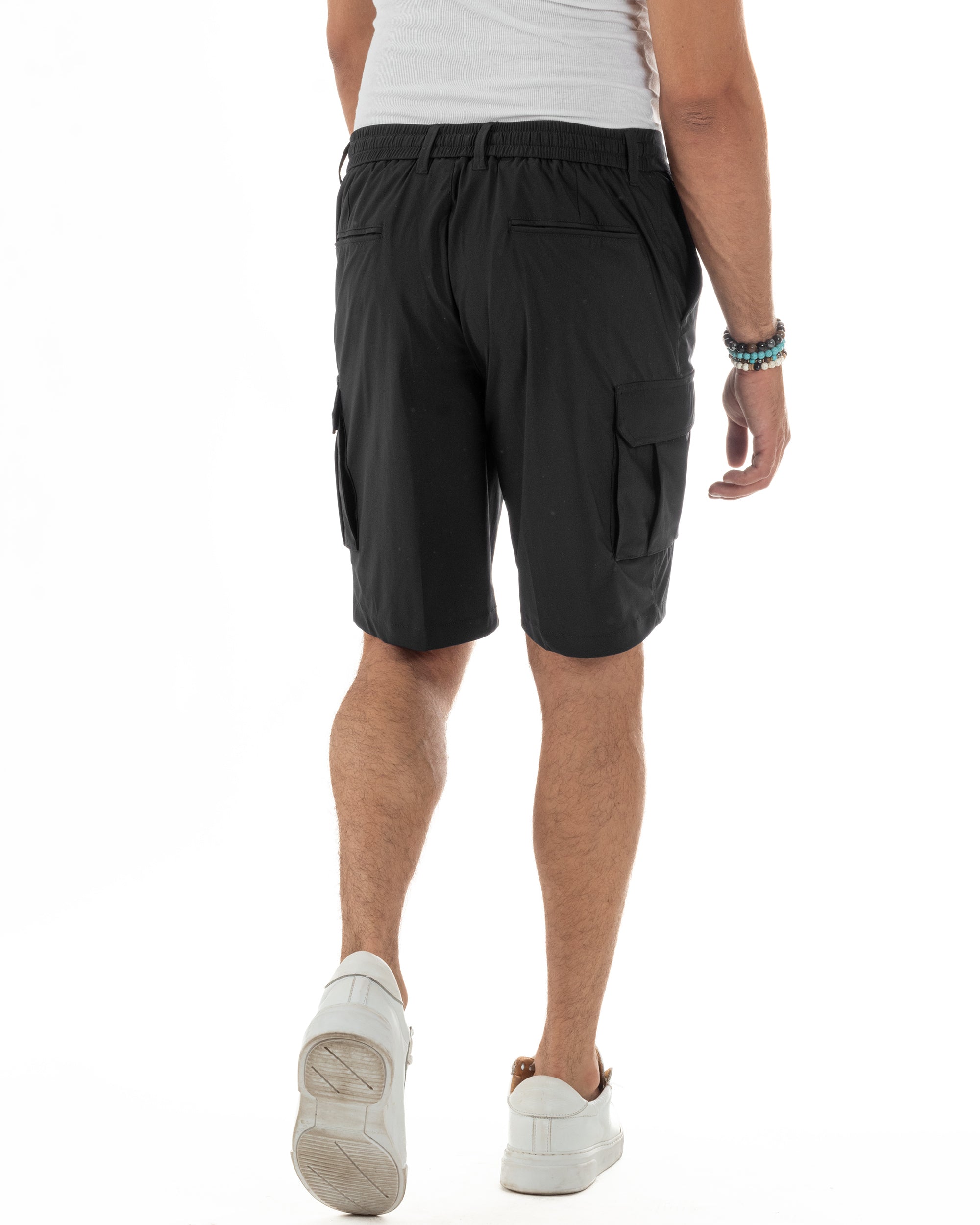 Bermuda Pantaloni Corti Cargo No Stiro PC2028A