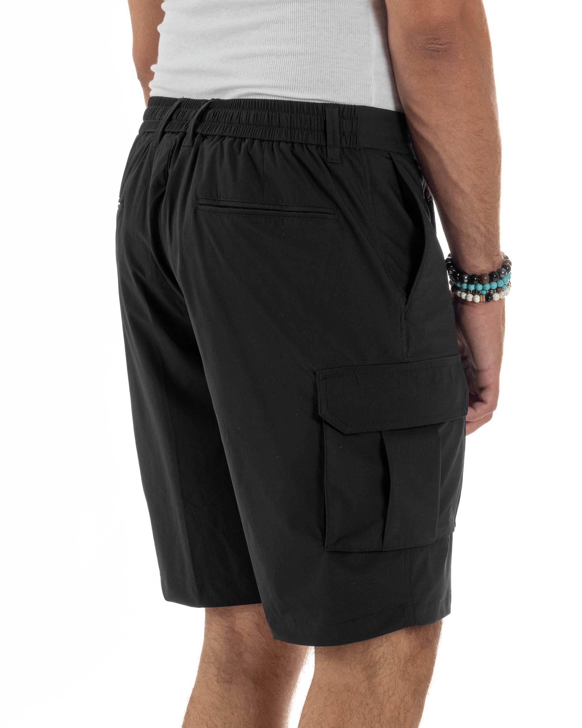 Bermuda Pantaloni Corti Cargo No Stiro PC2028A