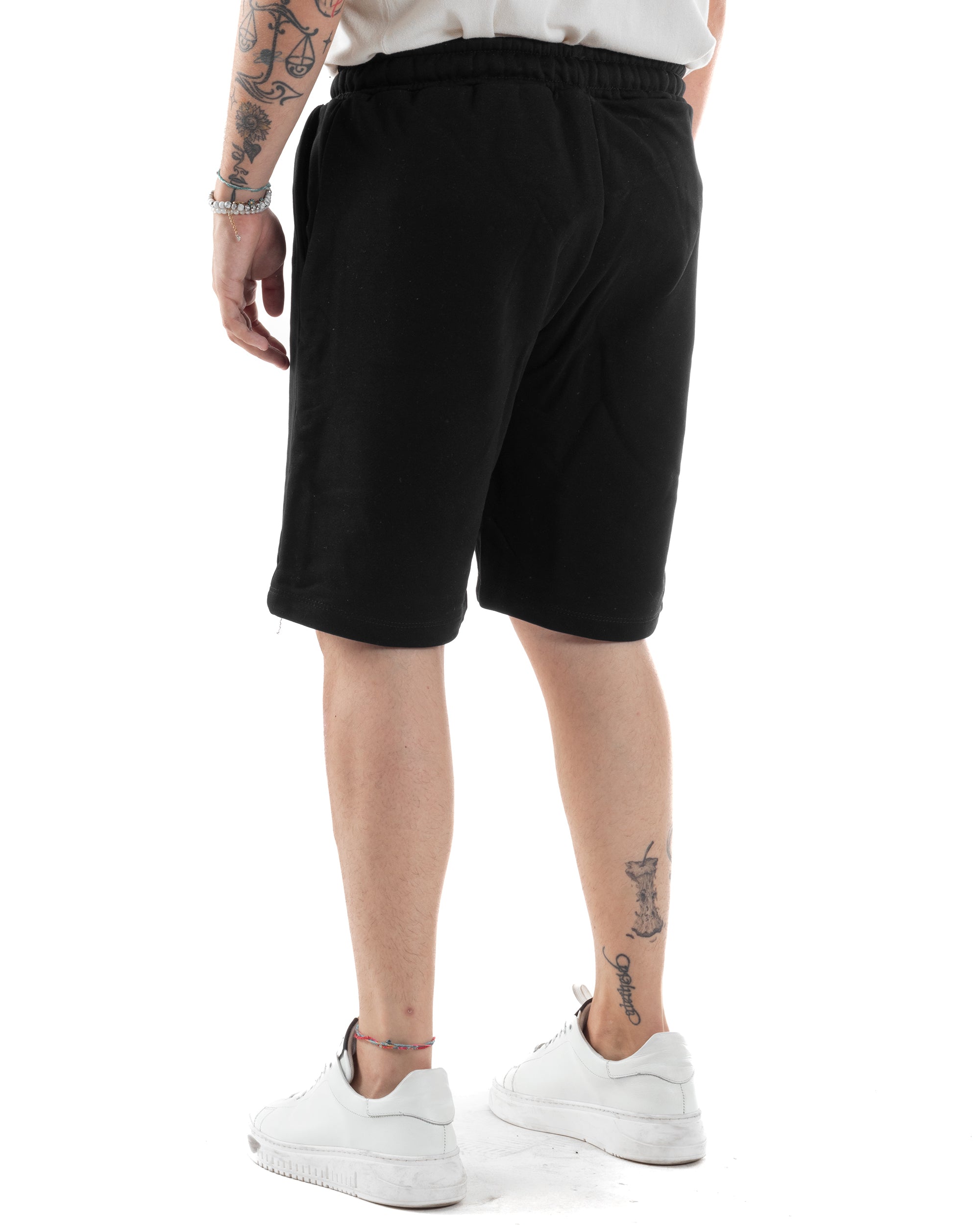 Bermuda Tuta Cotone Coulisse Regular Fit Basic PC2030A