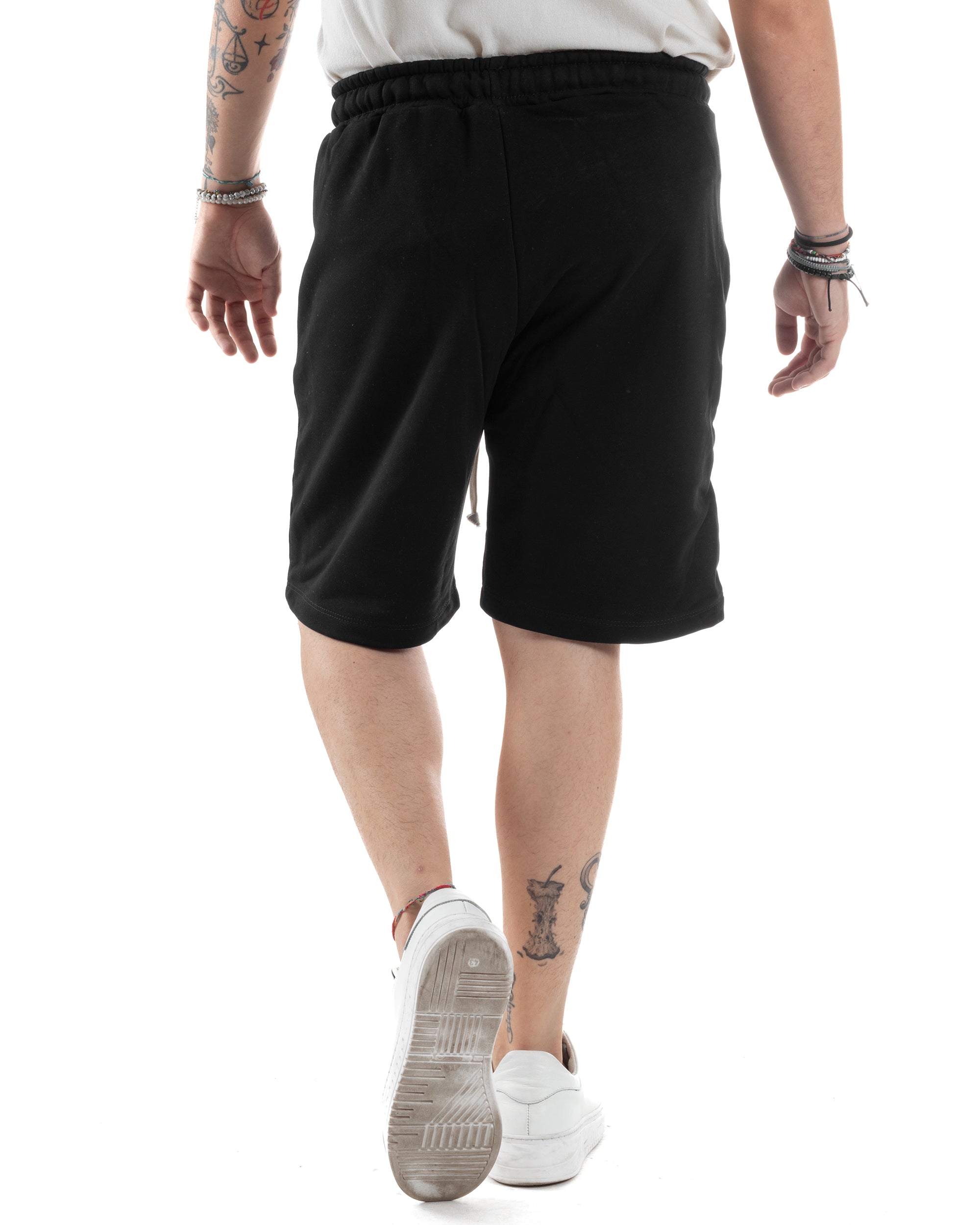 Bermuda Tuta Cotone Coulisse Regular Fit Basic PC2030A