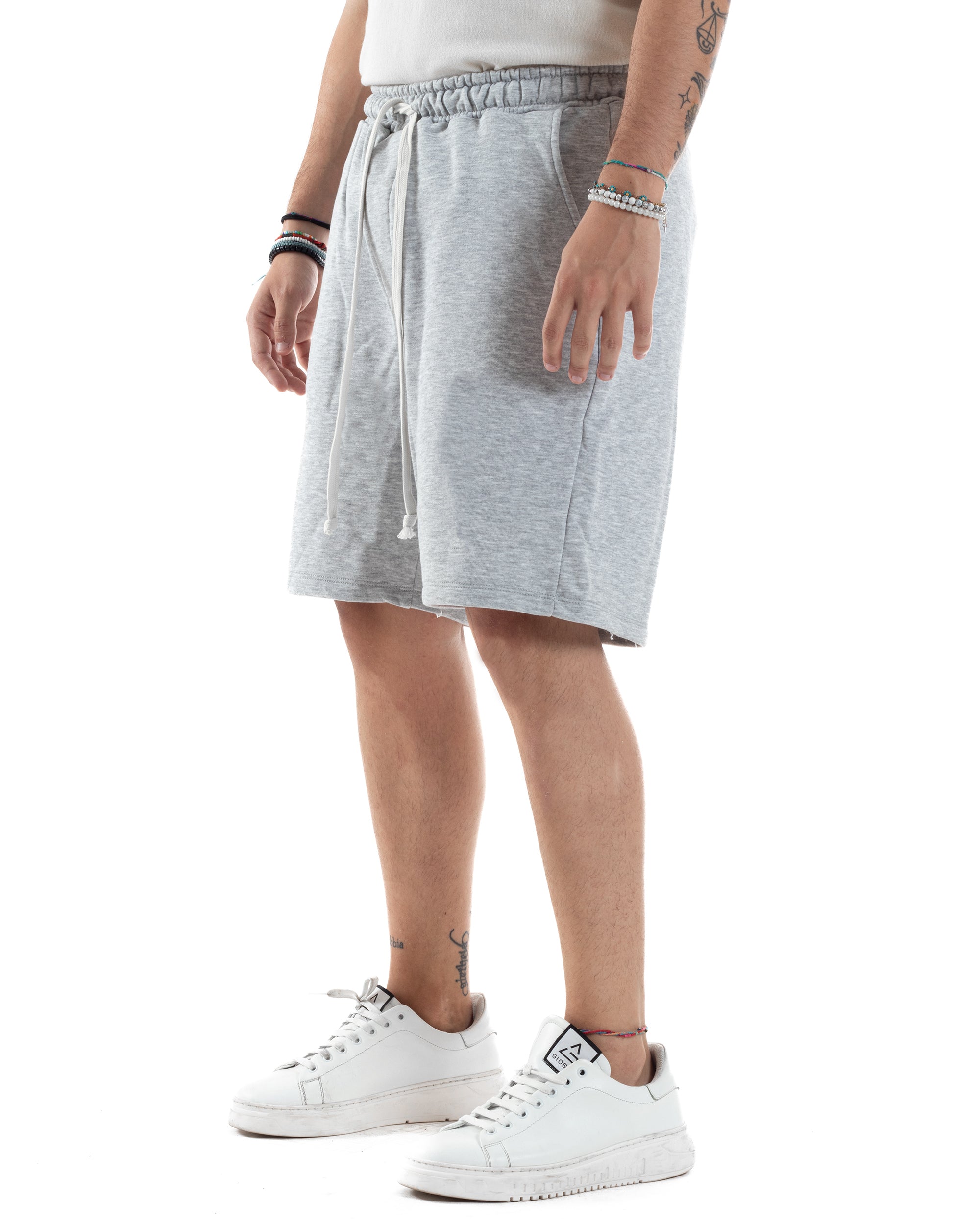 Bermuda Tuta Cotone Coulisse Regular Fit Basic PC2031A