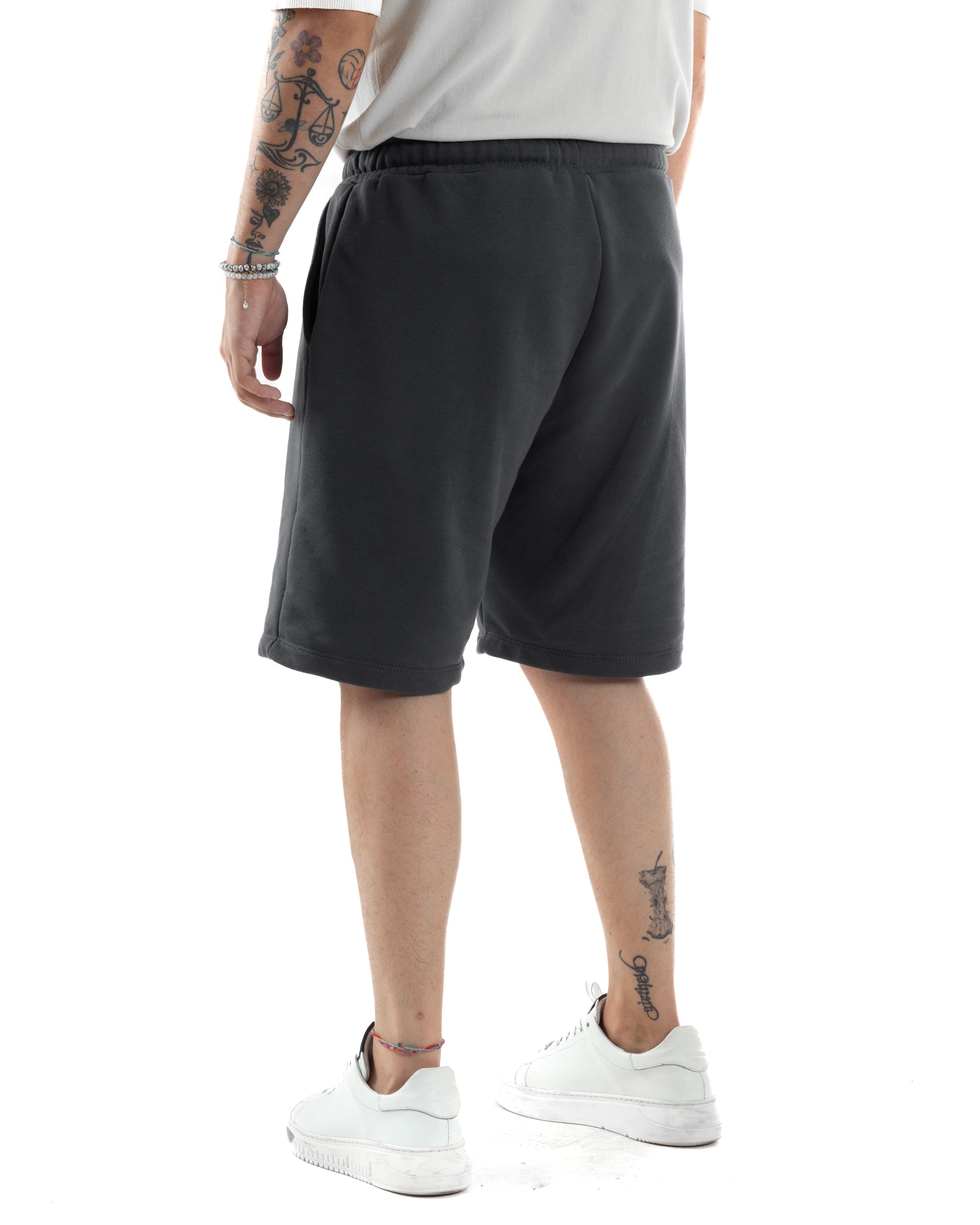 Bermuda Tuta Cotone Coulisse Regular Fit Basic PC2032A