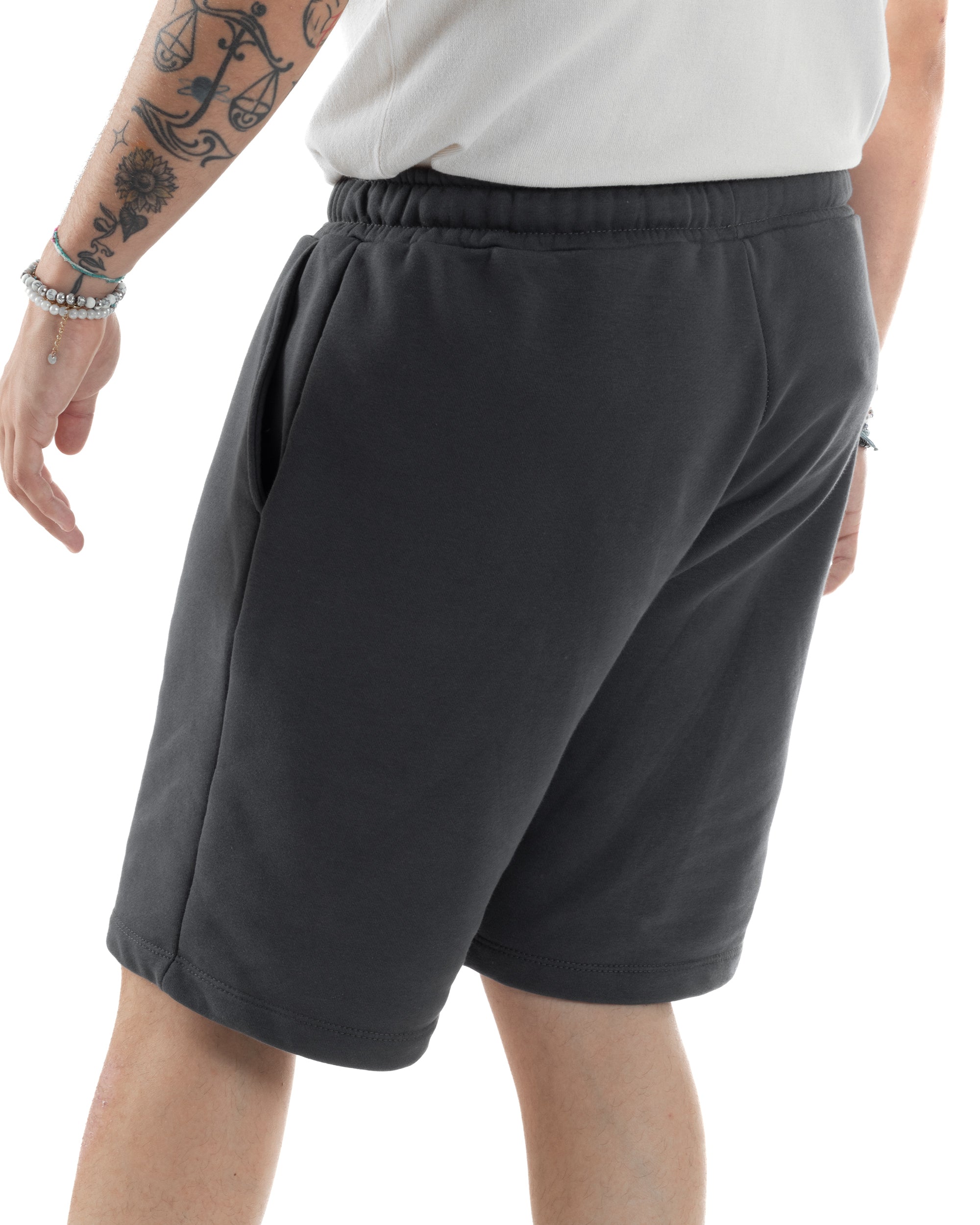 Bermuda Tuta Cotone Coulisse Regular Fit Basic PC2032A