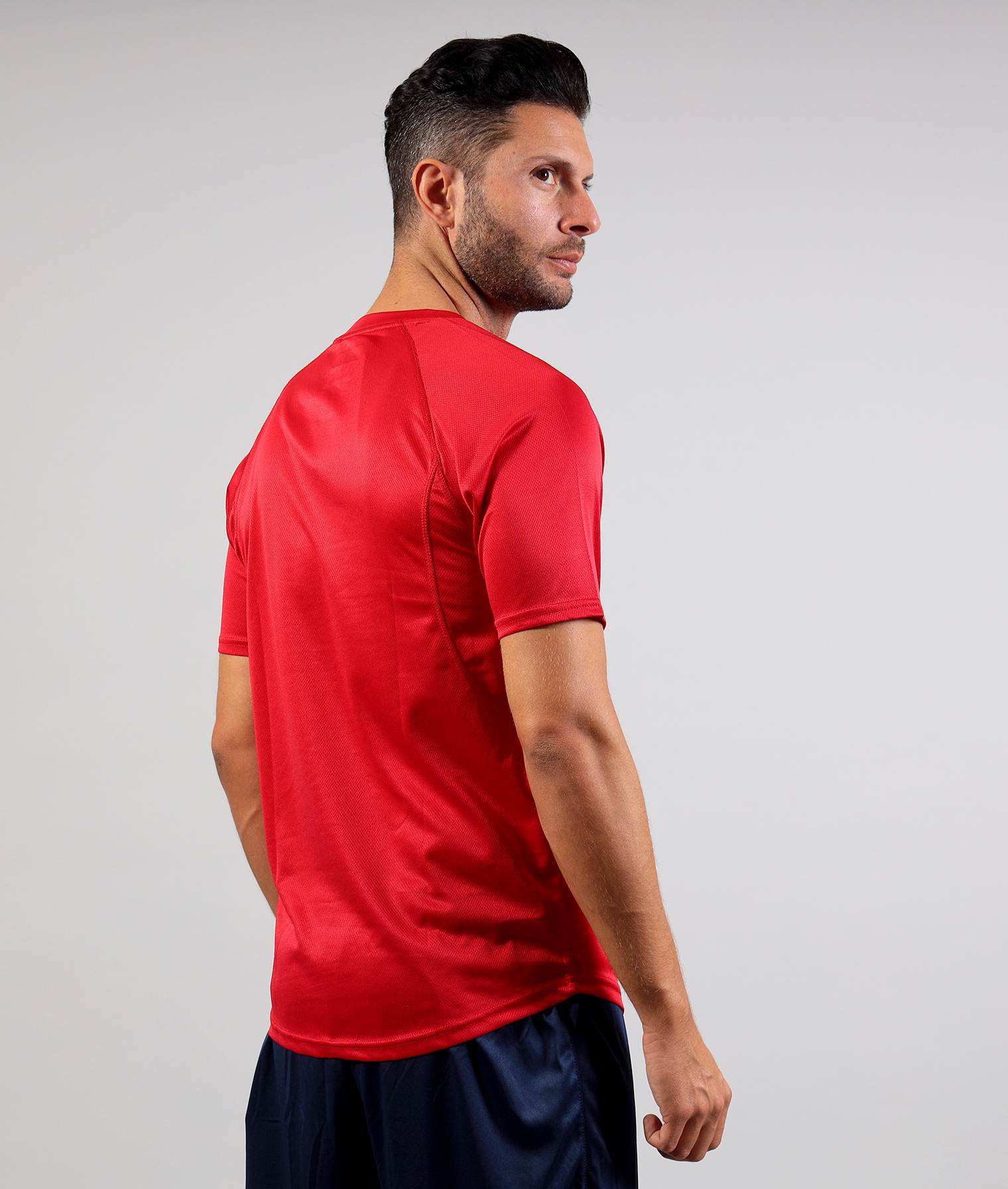 T-shirt GIVOVA ONE MICROFORATA ROSSO Mesh Unisex Maglia Sportiva Comoda Tinta Unita GIOSAL