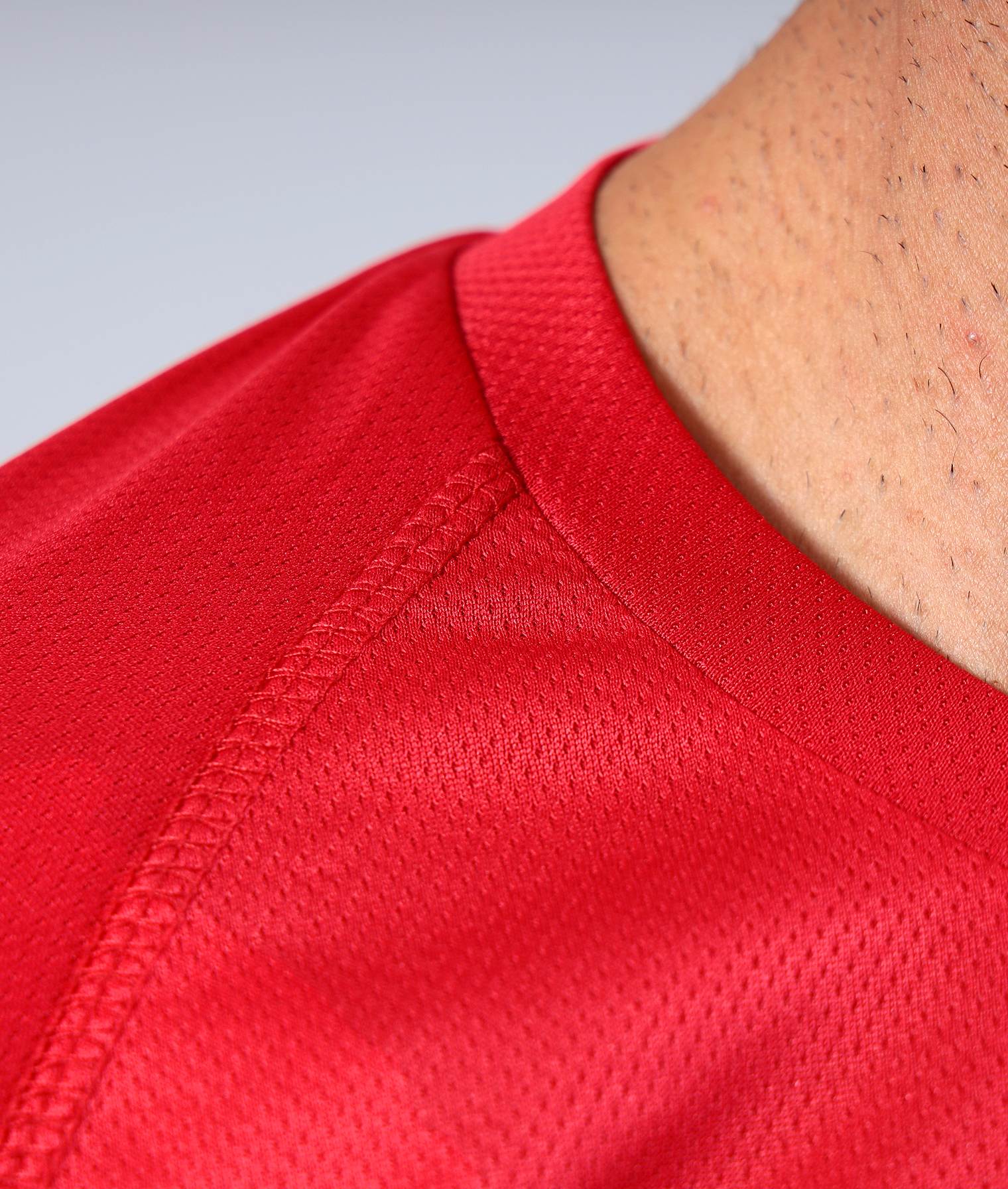 T-shirt GIVOVA ONE MICROFORATA ROSSO Mesh Unisex Maglia Sportiva Comoda Tinta Unita GIOSAL