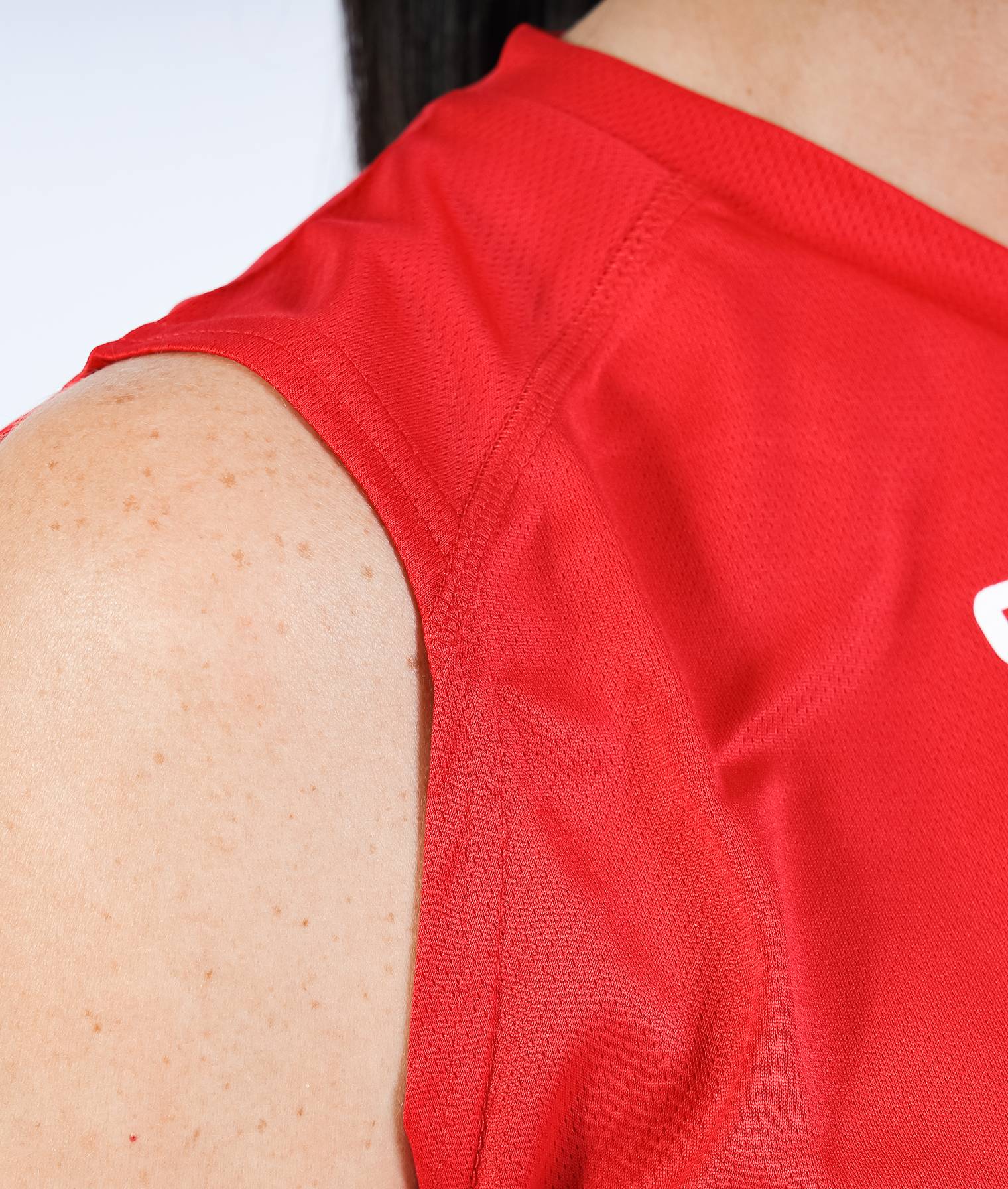 T-SHIRT SMANICATA GIVOVA ONE ROSSO Unisex Traforata Sportiva Honeycomb T-shirt Smanicata Da Ginnastica GIOSAL