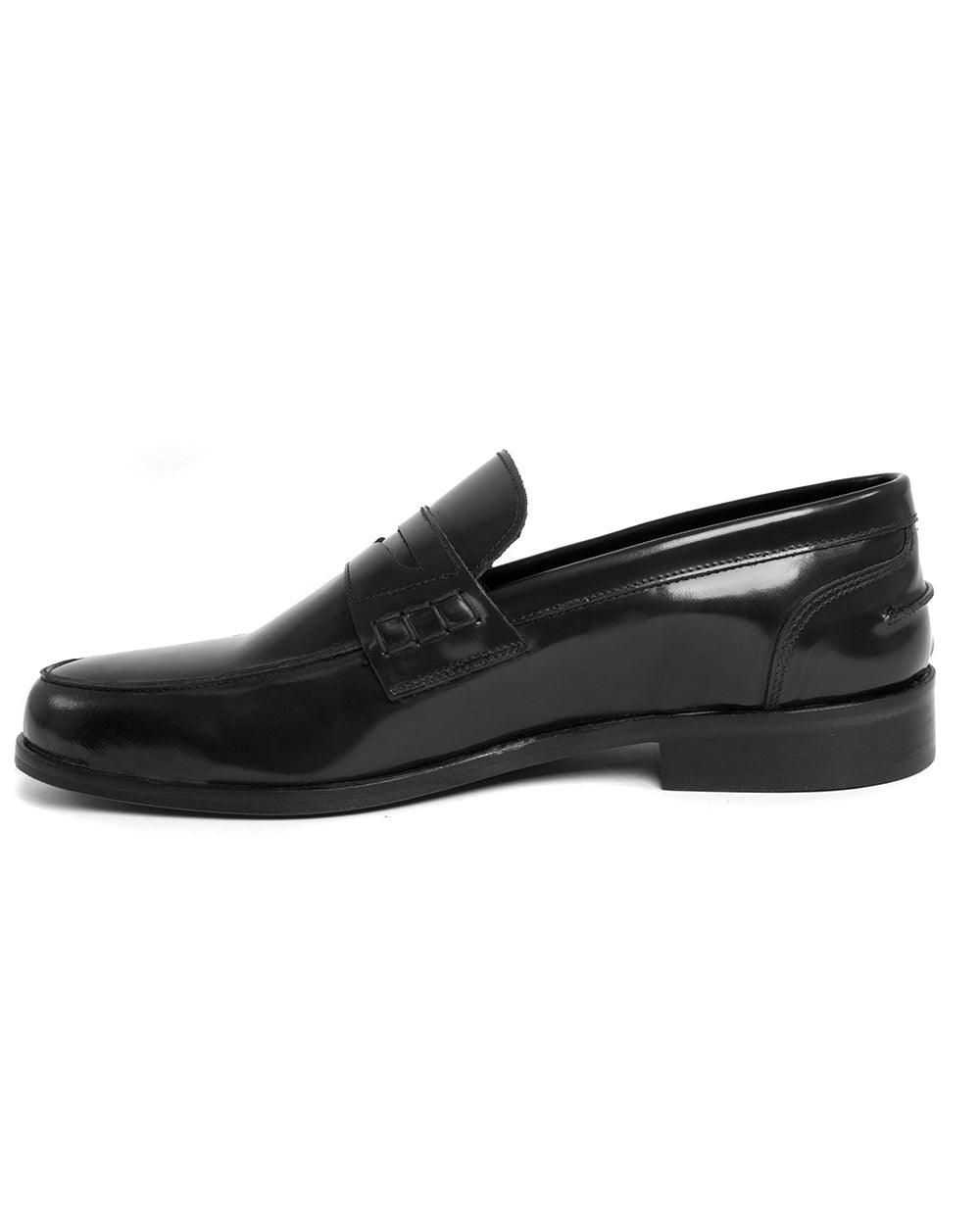 Mocassini College Uomo Scarpe Ecopelle Lucide Eleganti Casual Nero GIOSAL-S1180A