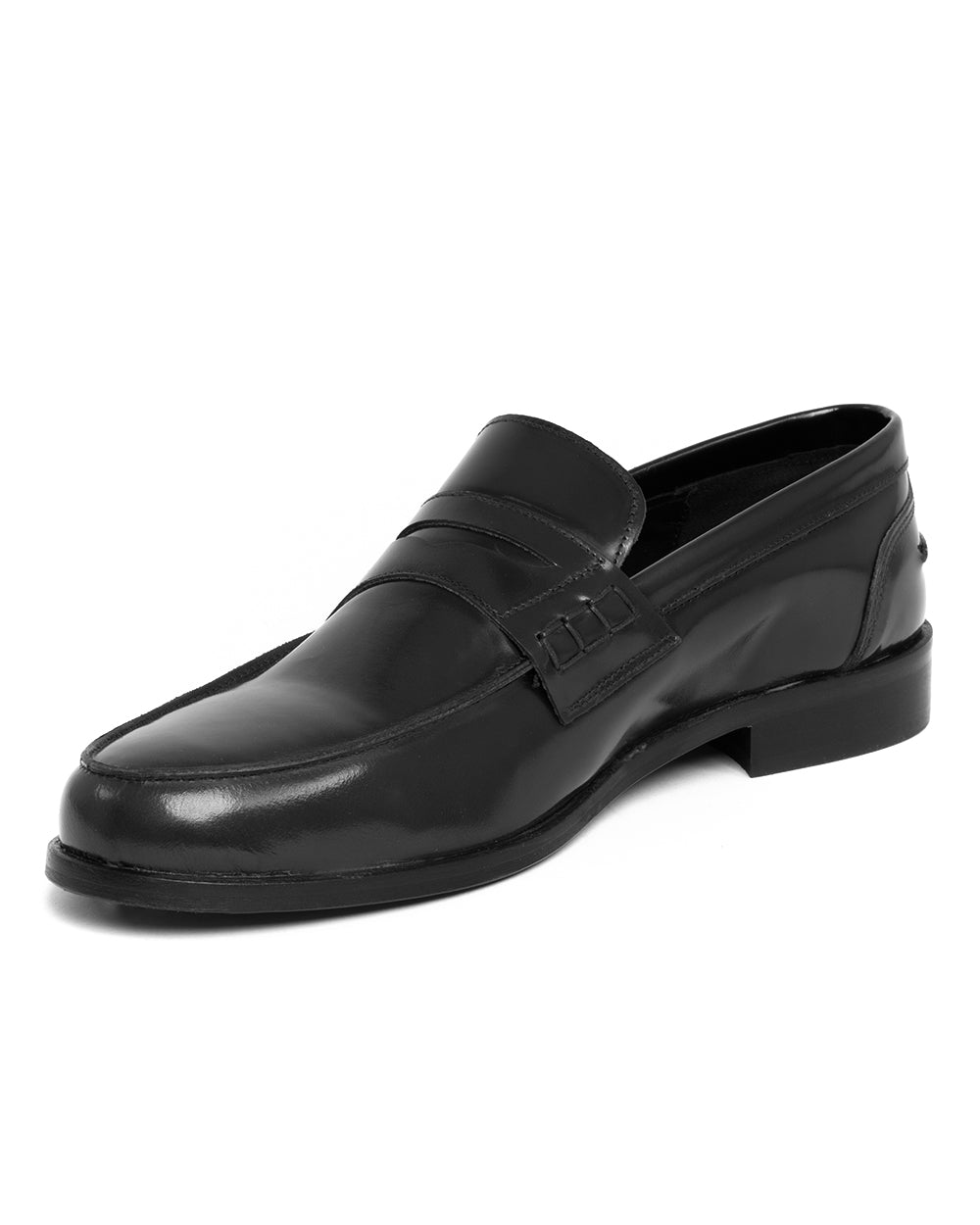Mocassini College Uomo Scarpe Ecopelle Lucide Eleganti Casual Nero GIOSAL-S1180A