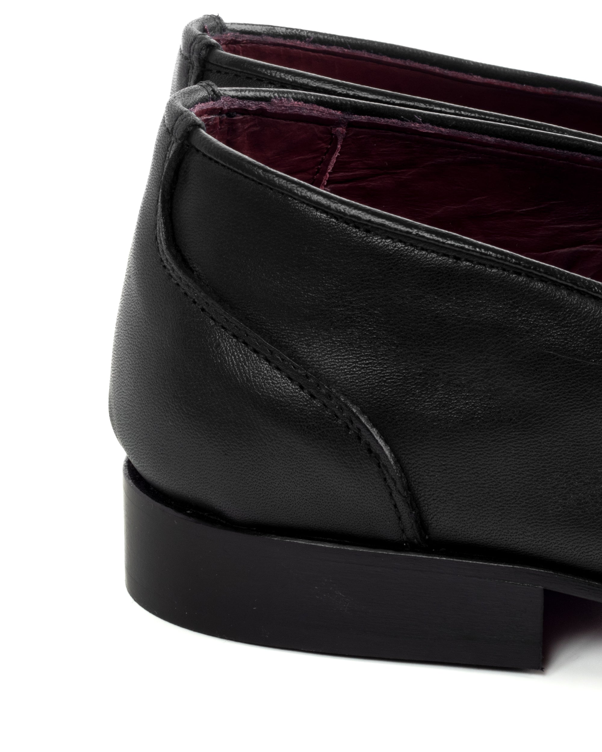 Mocassini College Uomo Con Nappine Scarpe Classiche Ecopelle Morbida Eleganti Cerimonia Suola Di Cuoio Con Ovalino Antiscivolo Casual Nero GIOSAL-S1282A