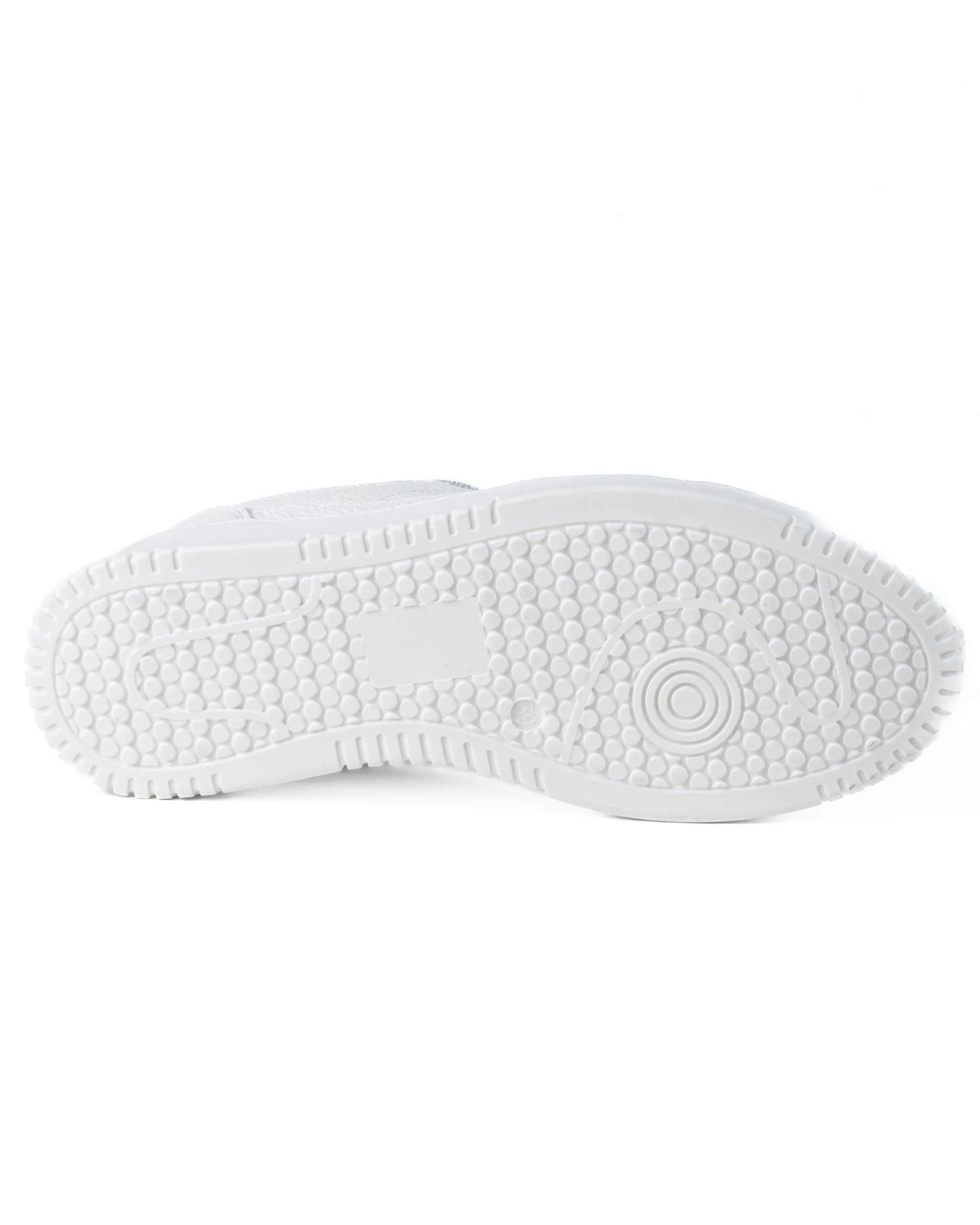 Scarpe Uomo Sneakers Ecopelle Martellata Bianche Casual Sportive Pelle Bottolato Verde GIOSAL-S1256A