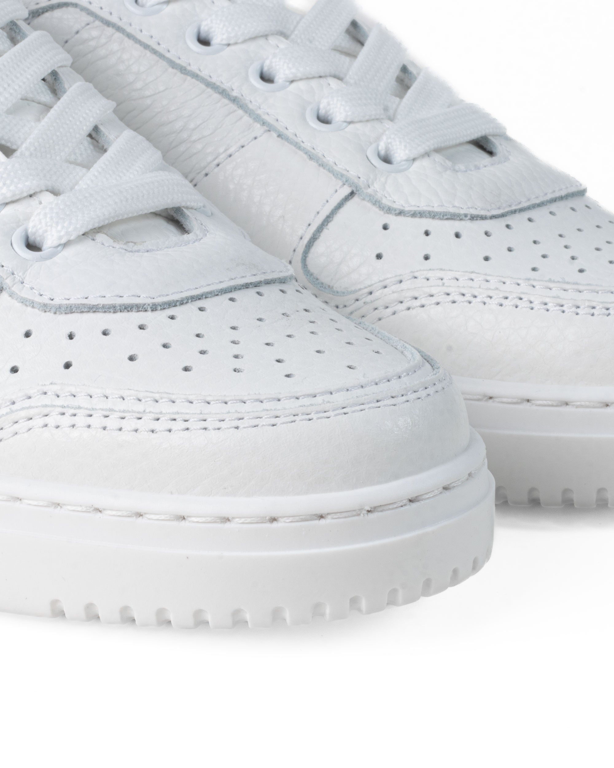 Scarpe Uomo Sneakers Ecopelle Martellata Bianche Casual Sportive Pelle Bottolato Verde GIOSAL-S1256A