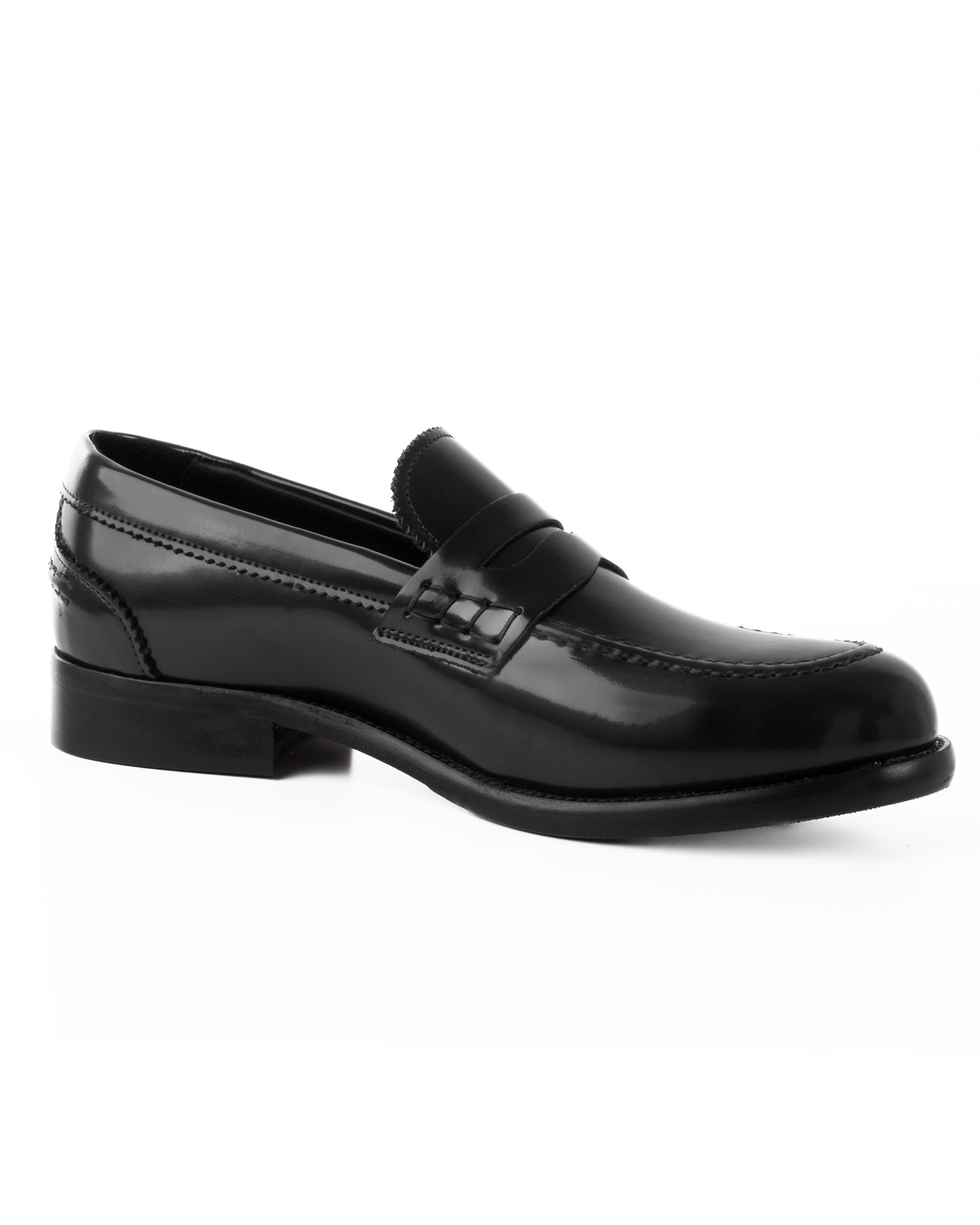 Mocassini College Uomo Scarpe Ecopelle Abrasivate Eleganti Cerimonia Suola Di Cuoio Casual Nero GIOSAL-S1260A