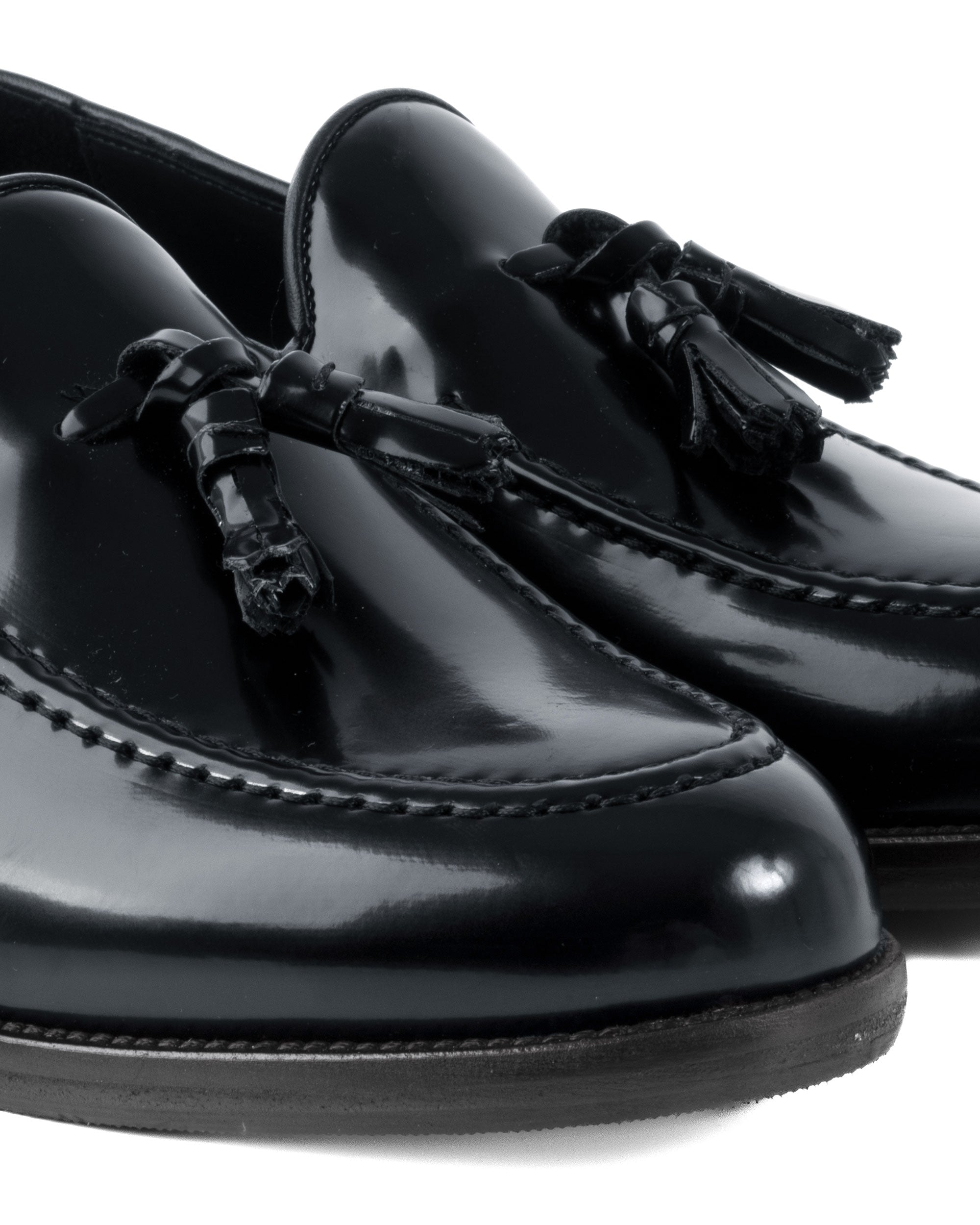 Mocassini Uomo Con Nappine Scarpe Ecopelle Abrasivate Lucide Eleganti Cerimonia Suola Di Cuoio Casual Blu GIOSAL-S1266A