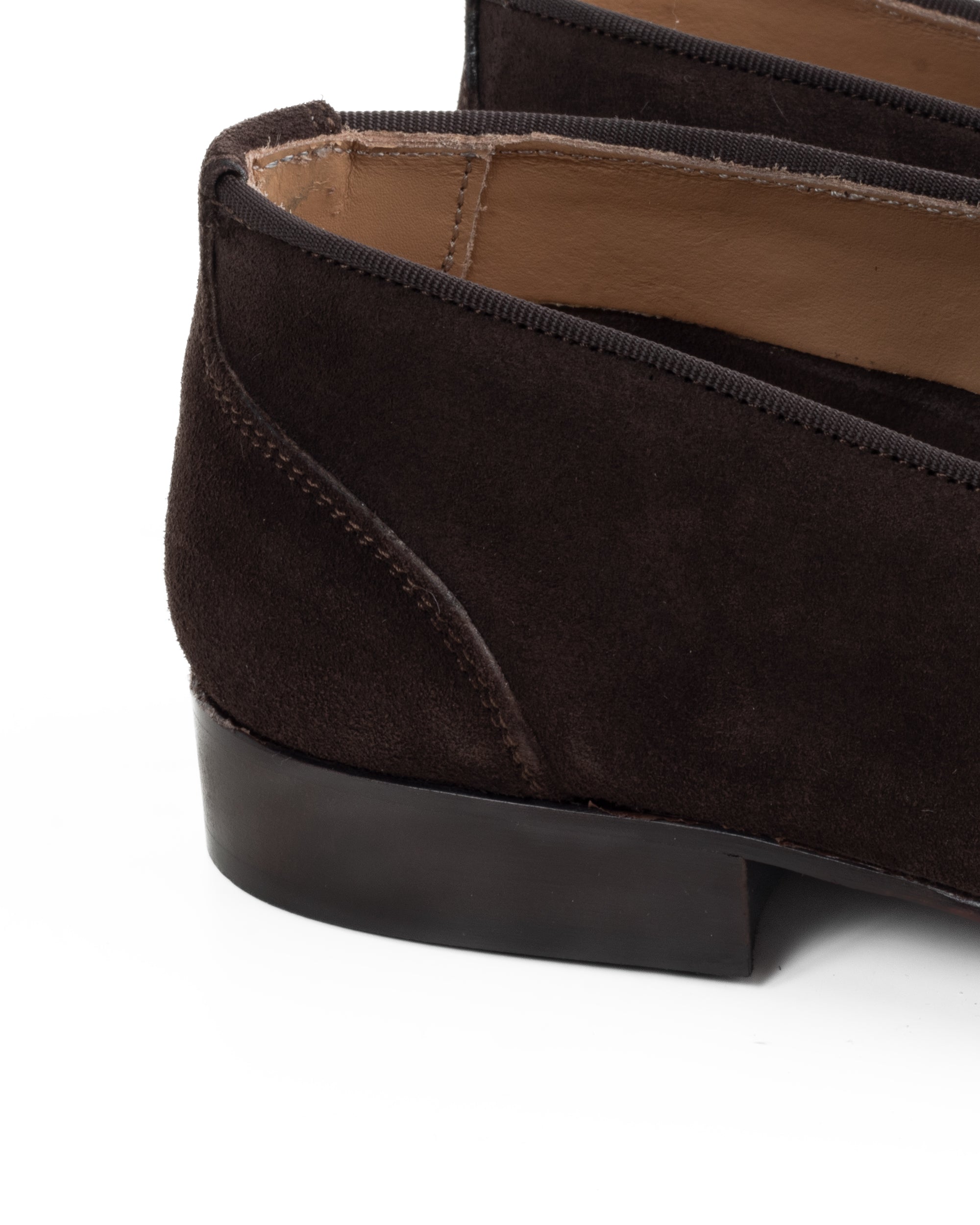 Mocassini Uomo Con Nappine Scarpe Camoscio Eleganti Cerimonia Pelle Scamosciata Suola Di Cuoio Con Ovalino Antiscivolo Casual Marrone GIOSAL-S1267A