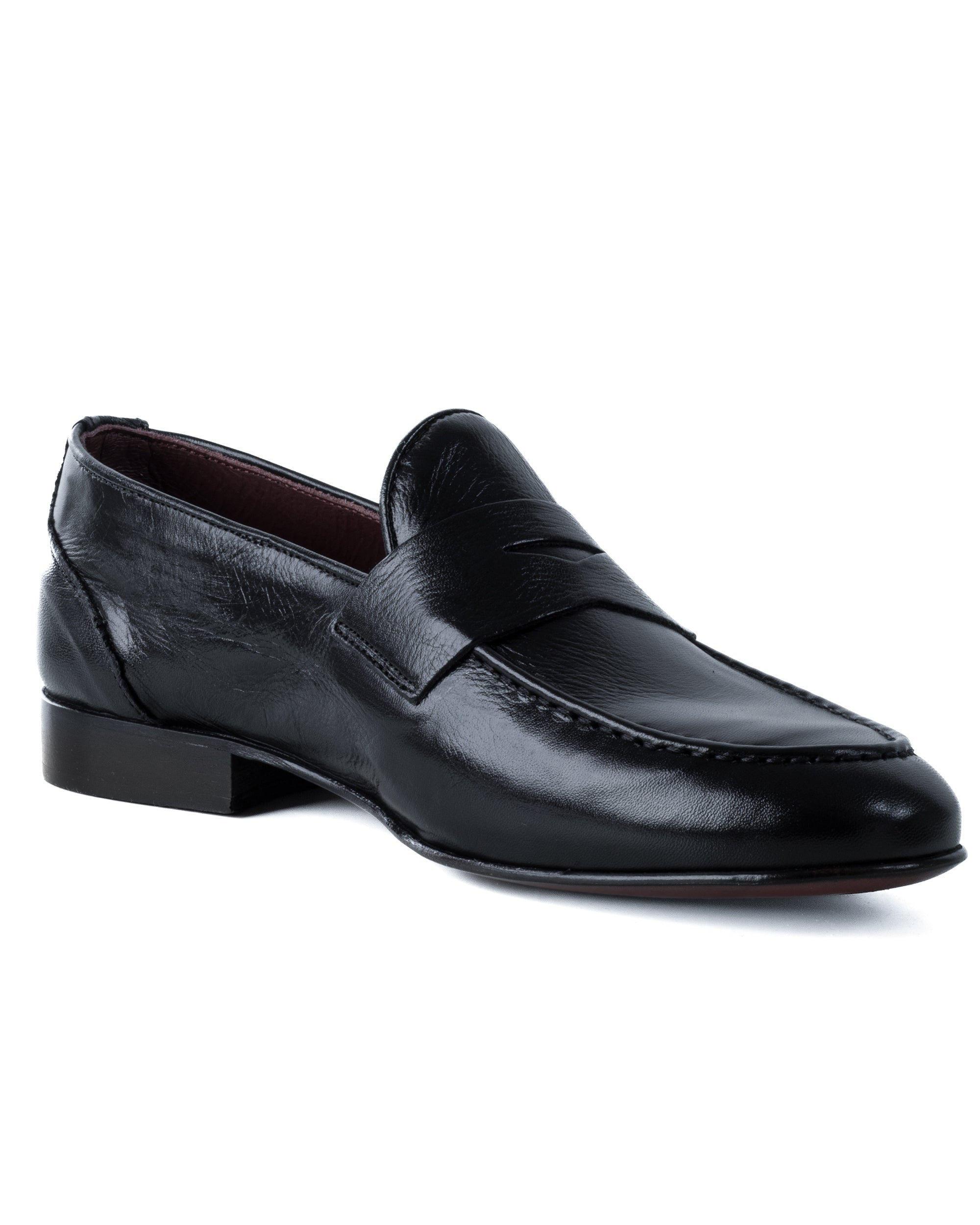 Mocassini College Uomo Con Bendina Scarpe Classiche Ecopelle Eleganti Cerimonia Suola Di Cuoio Con Ovalino Antiscivolo Casual Blu GIOSAL-S1273A