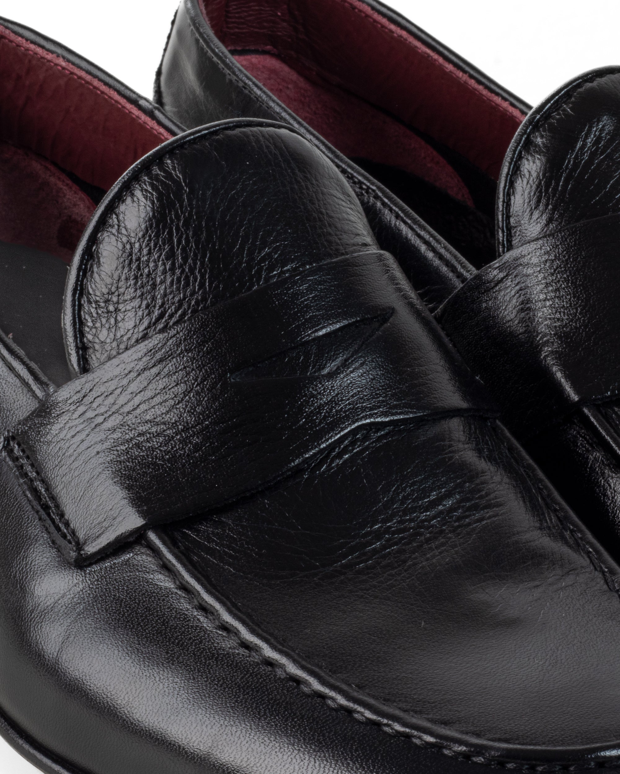 Mocassini College Uomo Con Bendina Scarpe Classiche Ecopelle Eleganti Cerimonia Suola Di Cuoio Con Ovalino Antiscivolo Casual Nero GIOSAL-S1274A