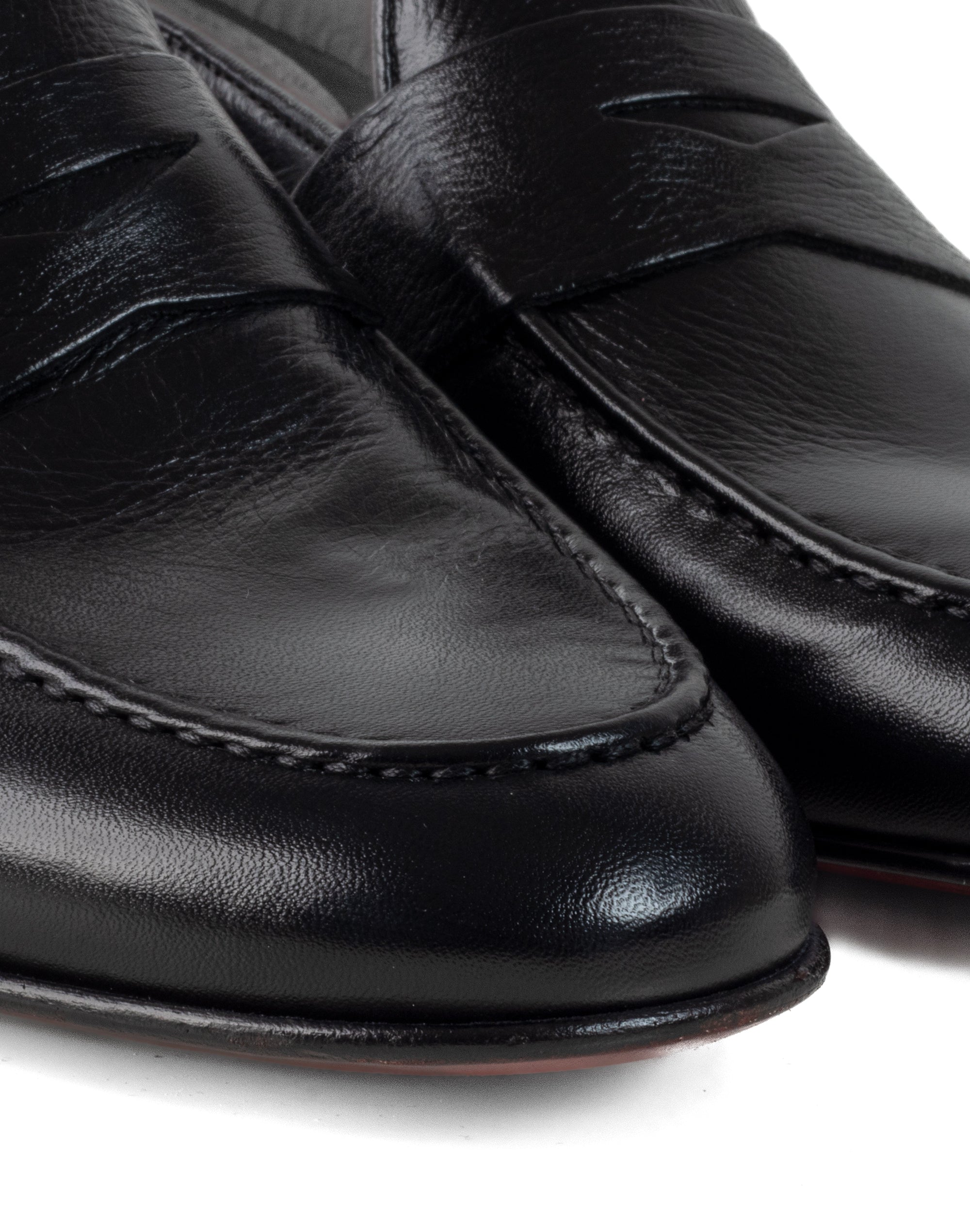 Mocassini College Uomo Con Bendina Scarpe Classiche Ecopelle Eleganti Cerimonia Suola Di Cuoio Con Ovalino Antiscivolo Casual Nero GIOSAL-S1274A