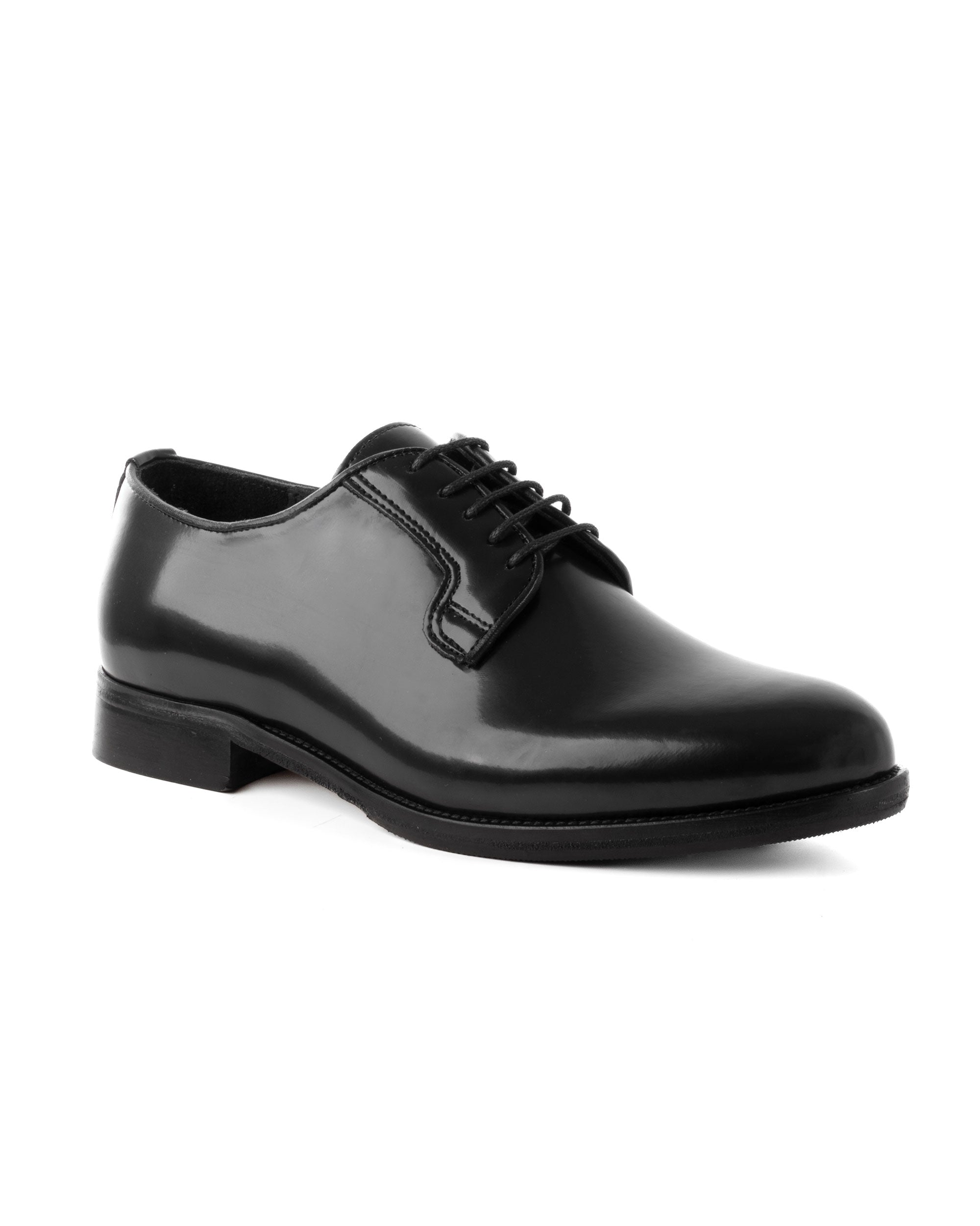 Scarpe Uomo Classiche Stringate Ecopelle Abrasivate Eleganti Cerimonia Derby Con Lacci Suola Di Cuoio Casual Nero GIOSAL-S1275A
