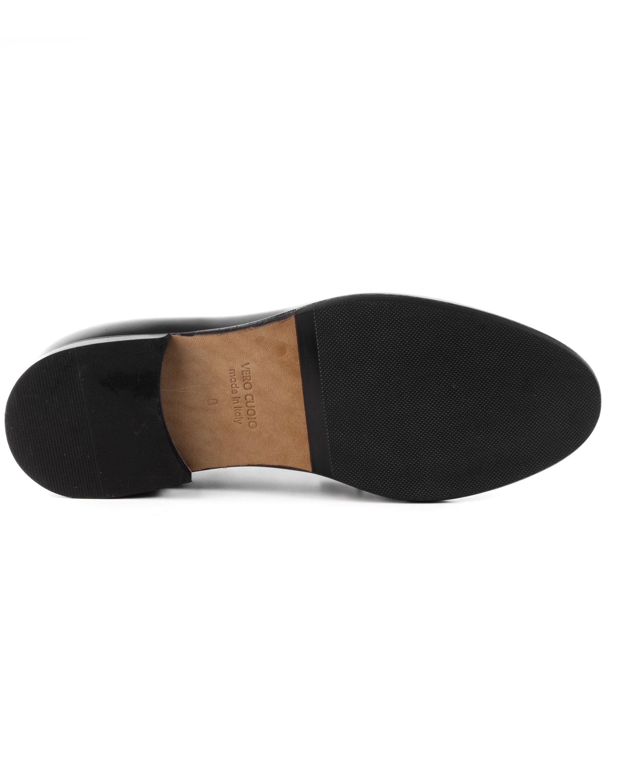 Scarpe Uomo Classiche Stringate Ecopelle Abrasivate Eleganti Cerimonia Derby Con Lacci Suola Di Cuoio Casual Nero GIOSAL-S1275A