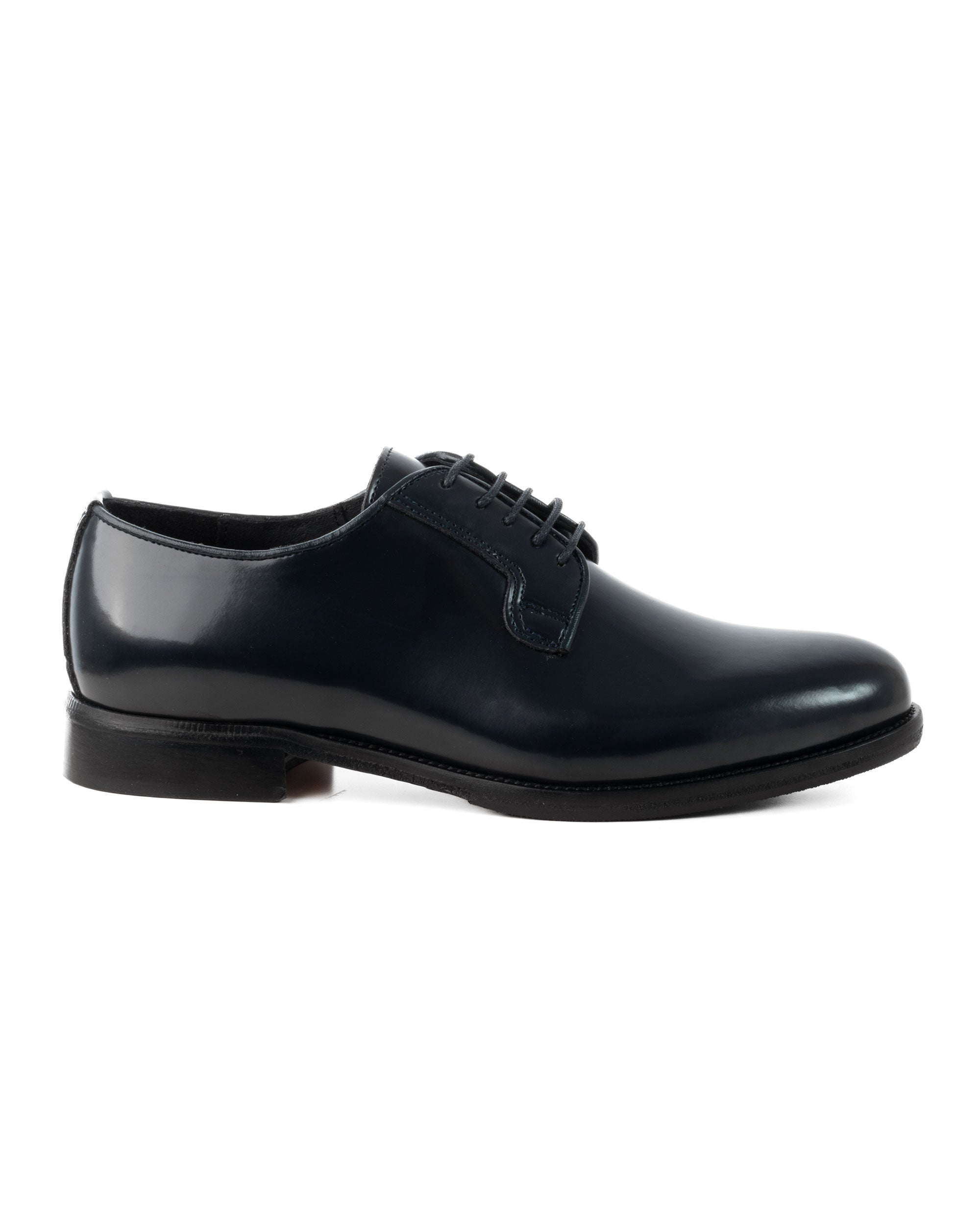 Scarpe Uomo Classiche Stringate Ecopelle Abrasivate Eleganti Cerimonia Derby Con Lacci Suola Di Cuoio Casual Blu GIOSAL-S1276A