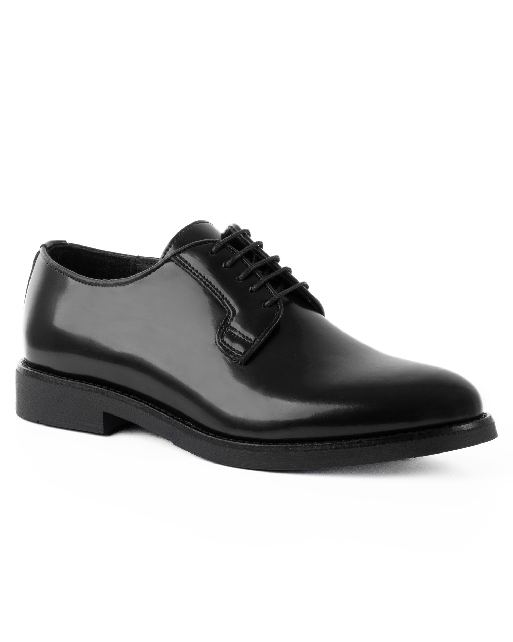 Scarpe Uomo Classiche Stringate Ecopelle Abrasivate Eleganti Cerimonia Derby Con Lacci Suola Di Gomma Casual Nero GIOSAL-S1277A