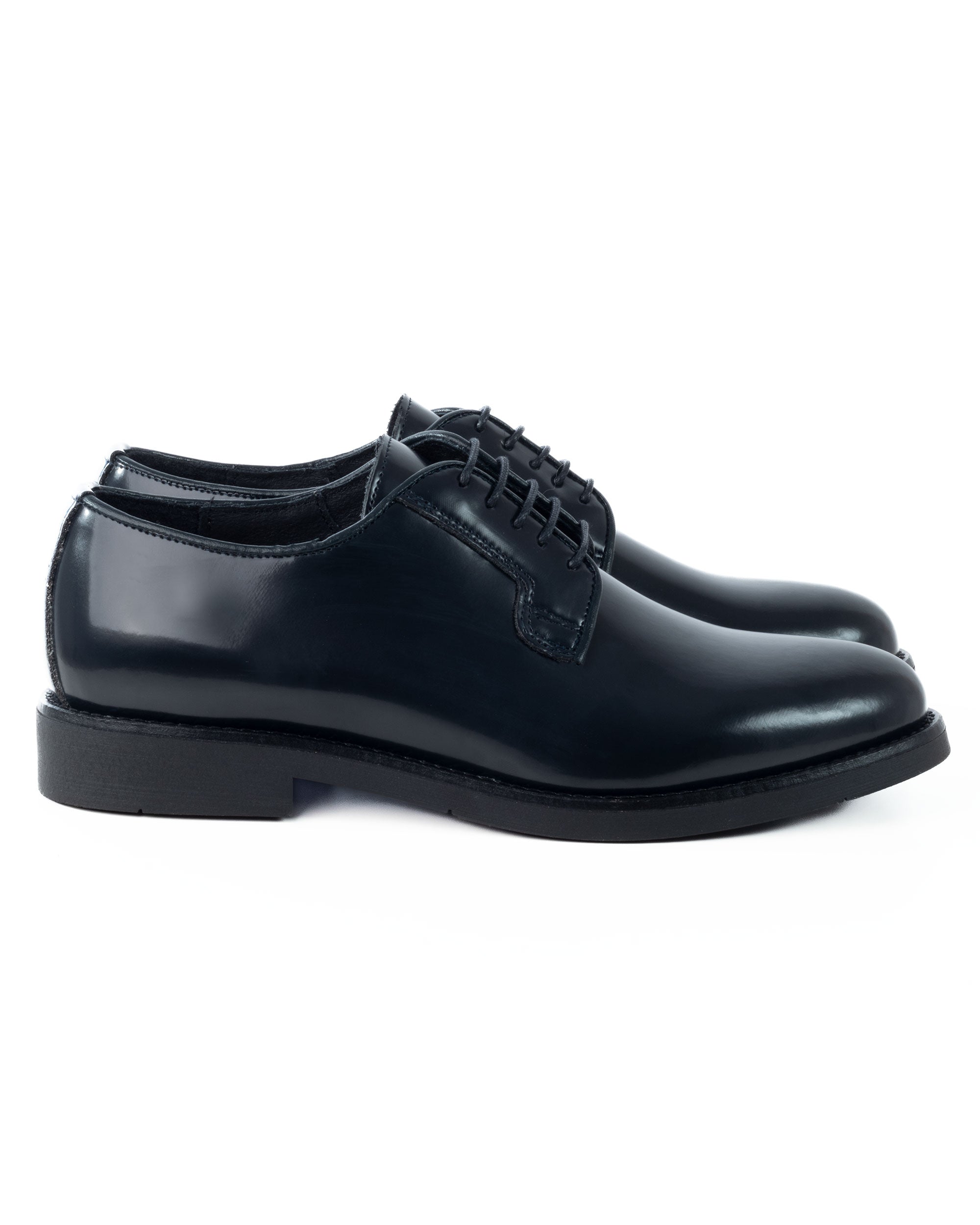 Scarpe Uomo Classiche Stringate Ecopelle Abrasivate Eleganti Cerimonia Derby Con Lacci Suola Di Gomma Casual Blu GIOSAL-S1278A