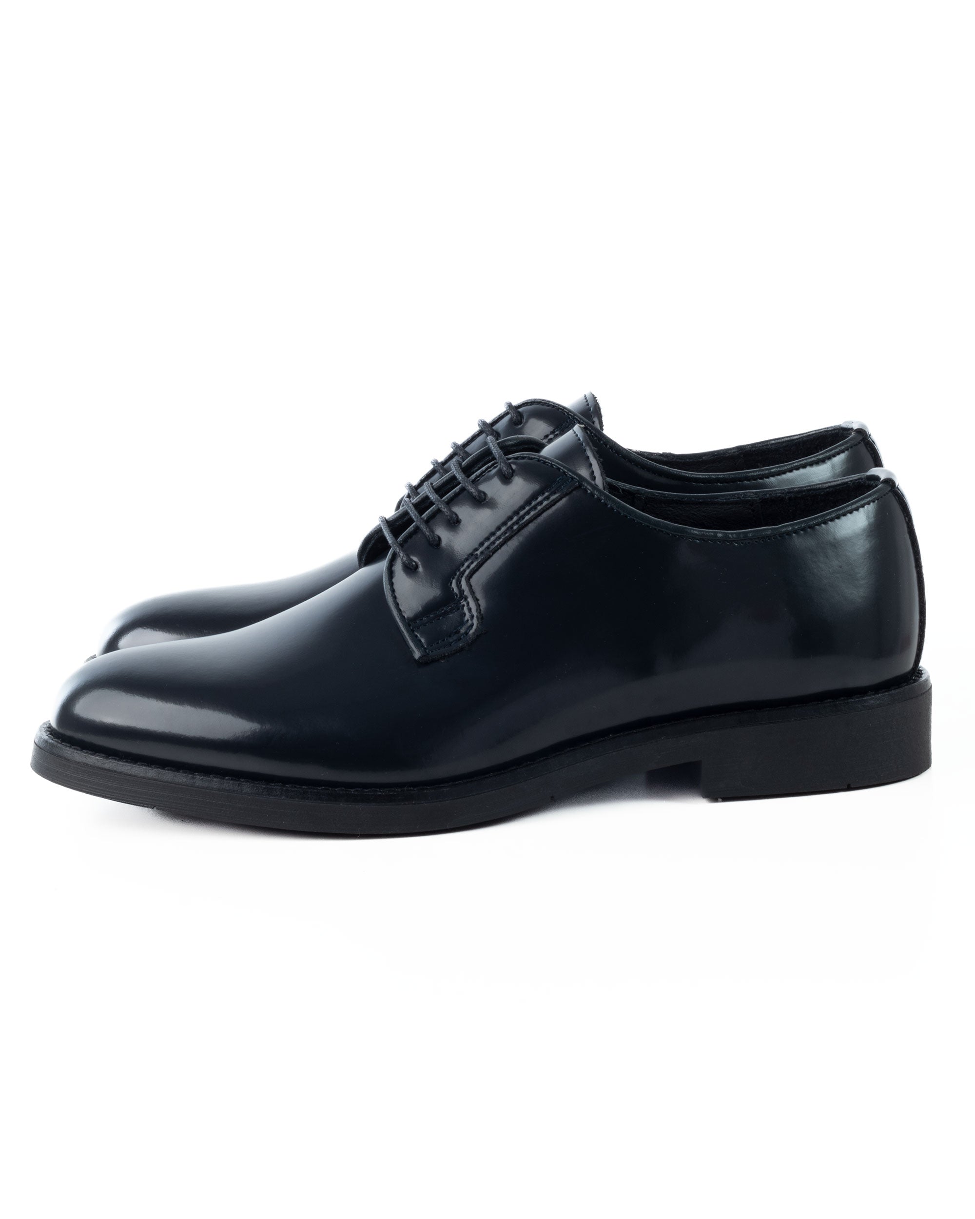 Scarpe Uomo Classiche Stringate Ecopelle Abrasivate Eleganti Cerimonia Derby Con Lacci Suola Di Gomma Casual Blu GIOSAL-S1278A