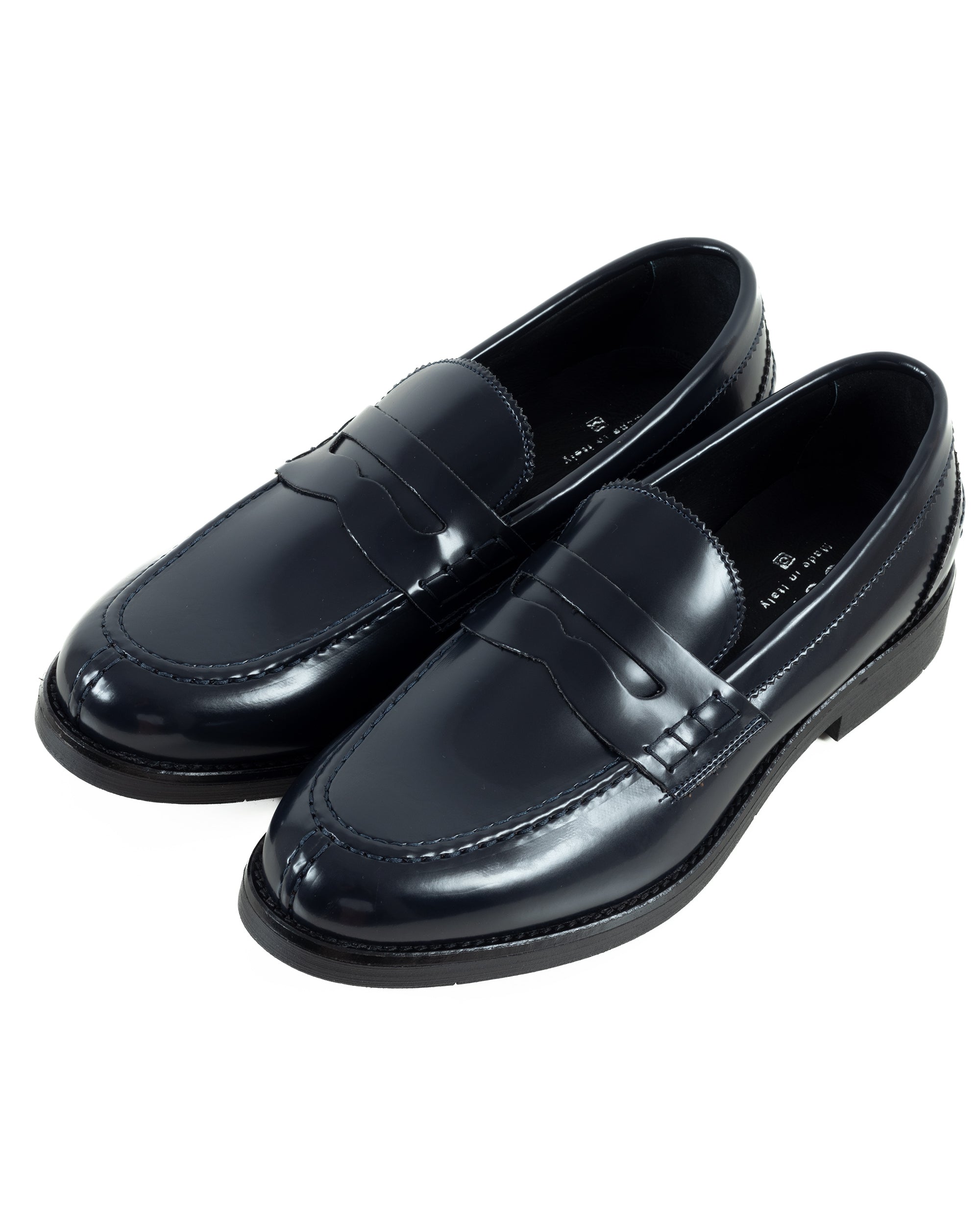 Mocassini College Uomo Scarpe Ecopelle Abrasivate Eleganti Cerimonia Suola Di Gomma Casual Blu GIOSAL-S1284A
