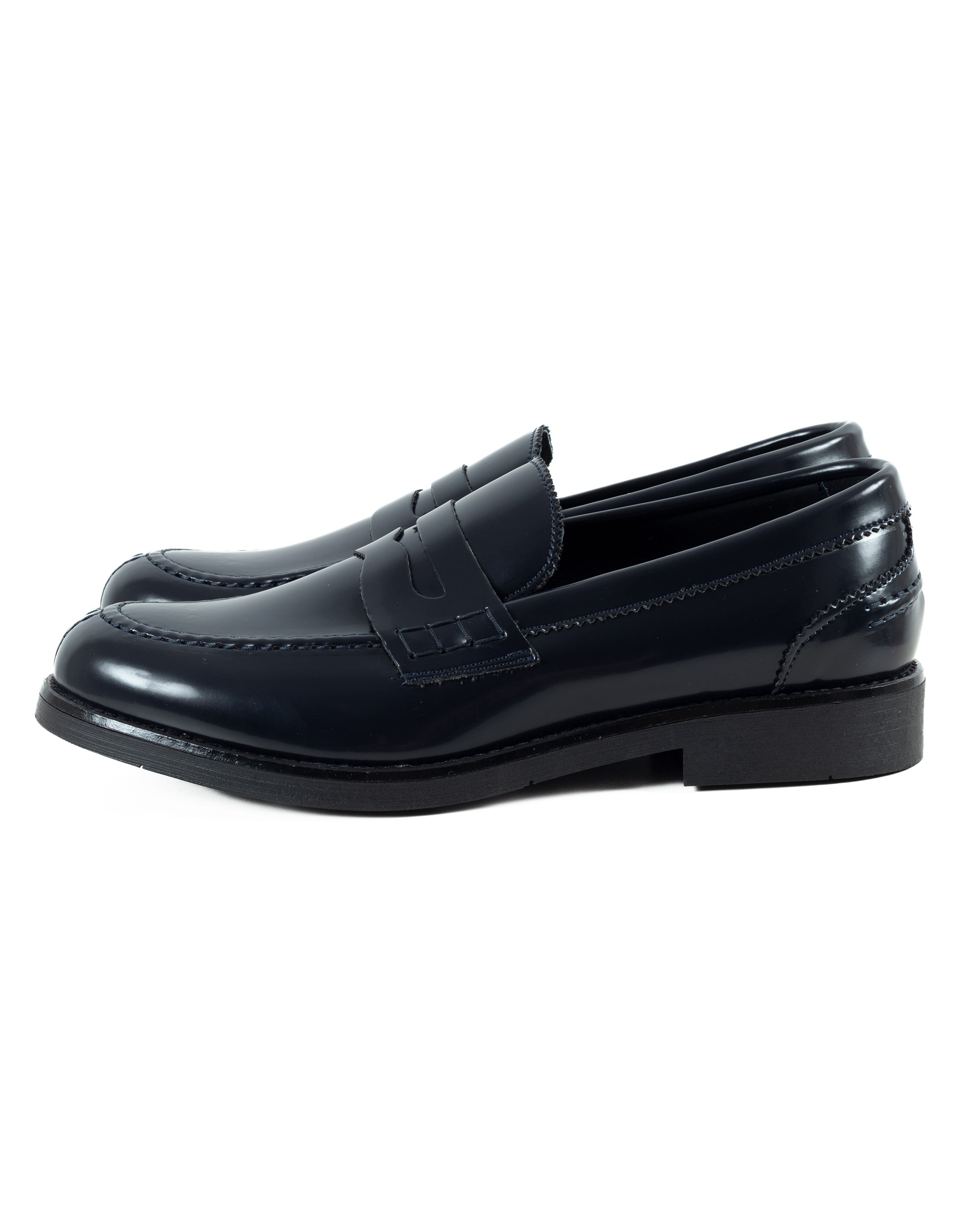 Mocassini College Uomo Scarpe Ecopelle Abrasivate Eleganti Cerimonia Suola Di Gomma Casual Blu GIOSAL-S1284A