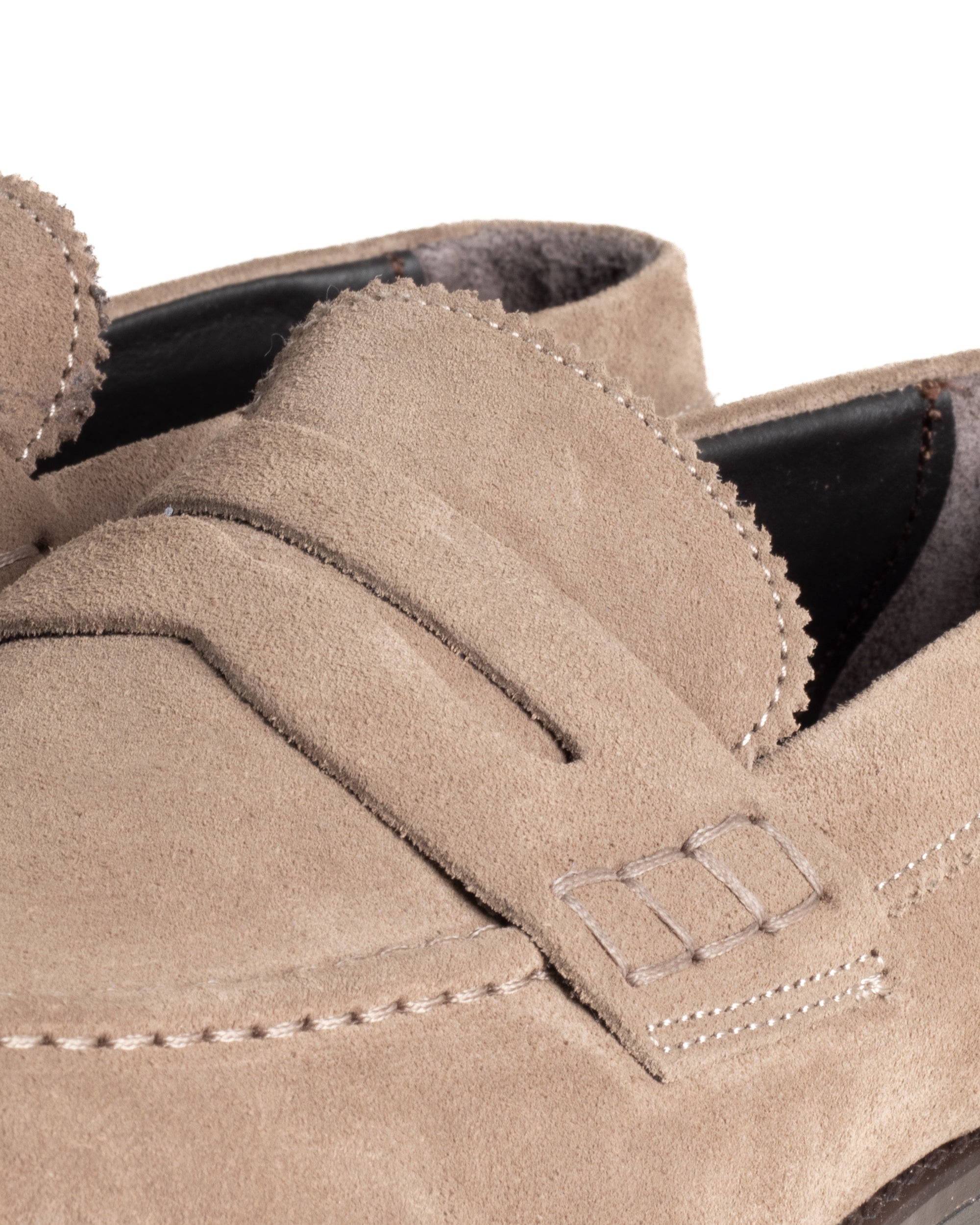 Mocassini College Uomo Scarpe Camoscio Eleganti Cerimonia Suola Di Gomma Casual Beige GIOSAL-S1291A