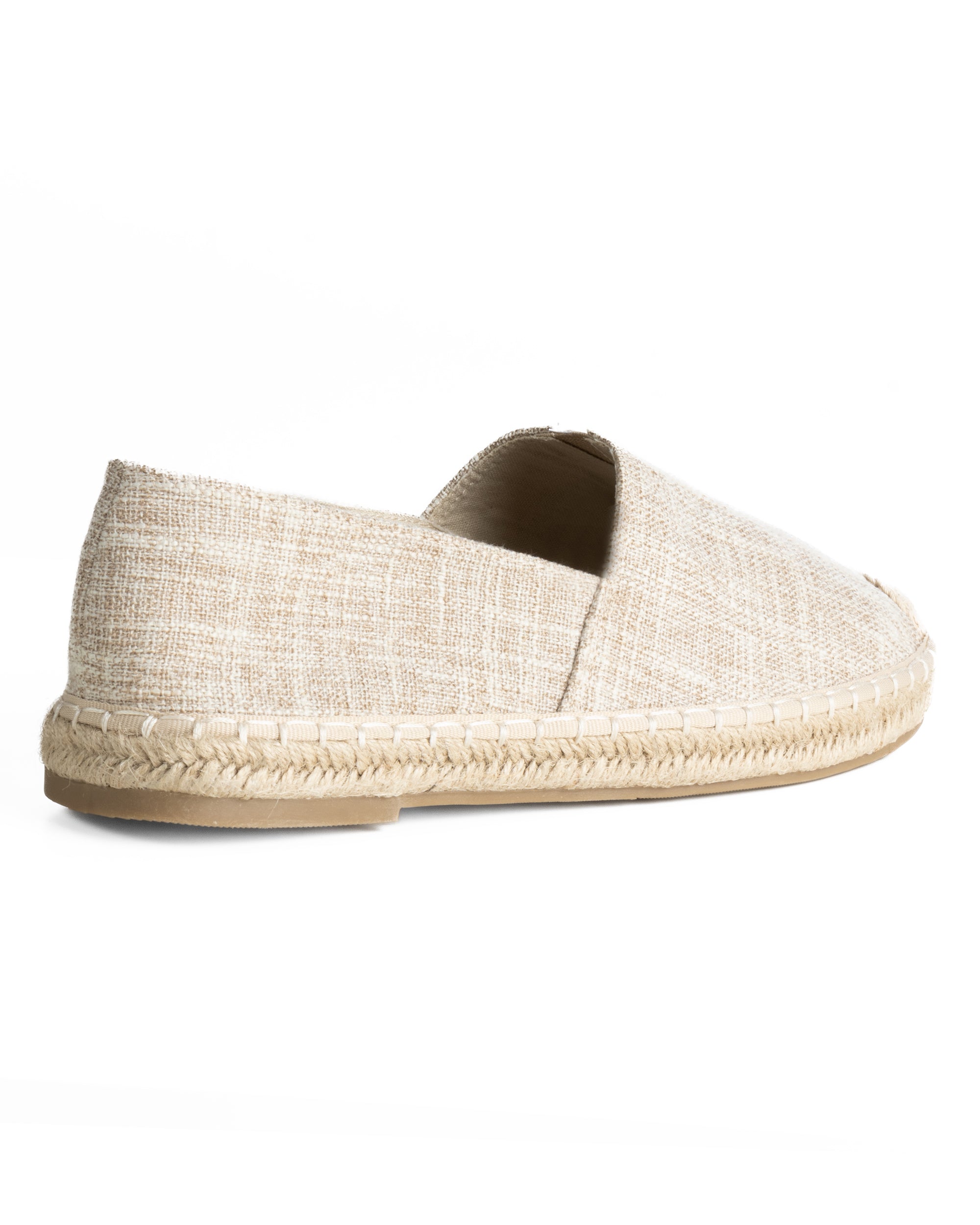 Espadrillas scarpe uomo unisex tela estive mare leggere beige GIOSAL-S1315A