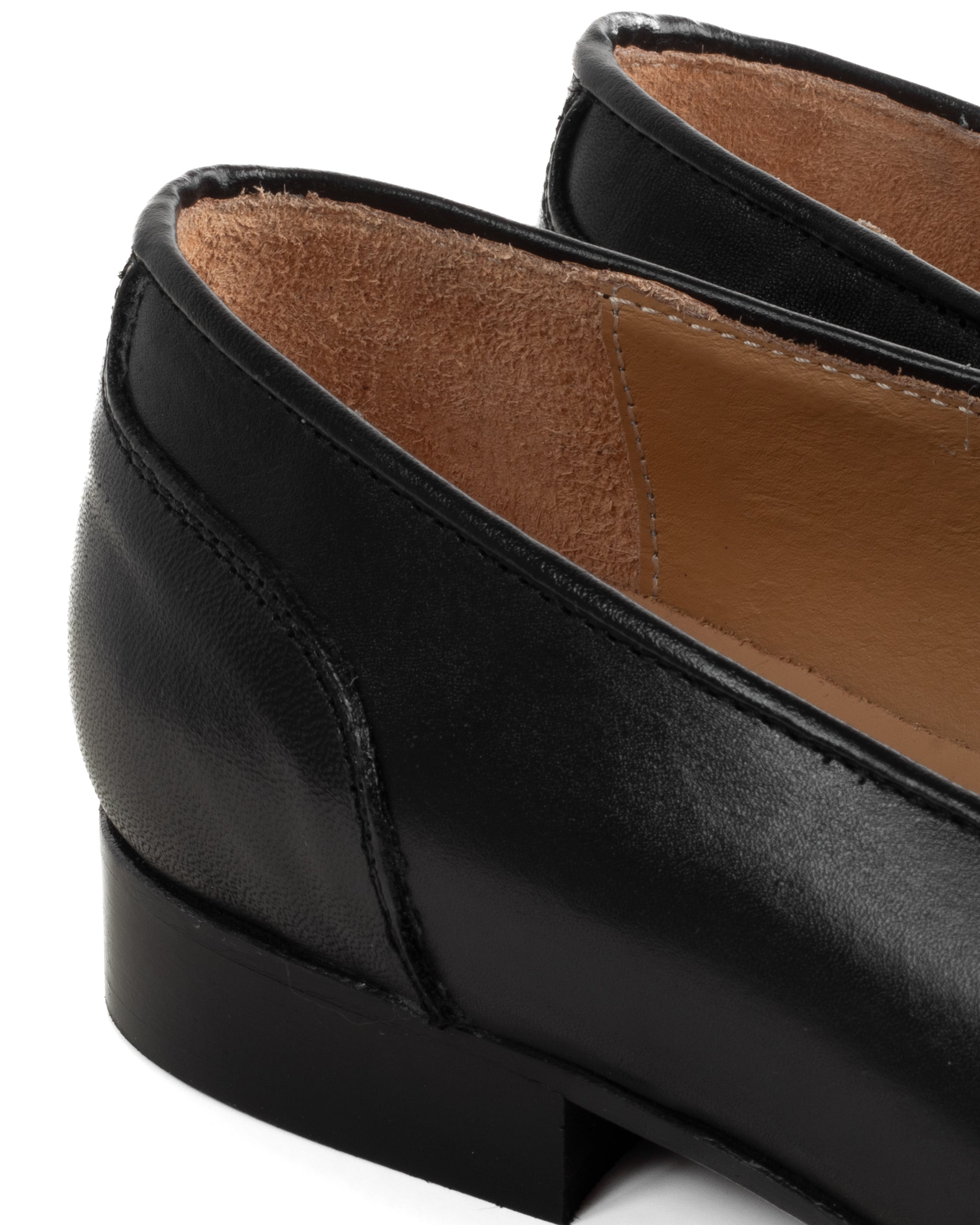 Mocassini uomo con fibbia frangia borchie argento scarpe copelle eleganti pelle vitello cerimonia suola di cuoio con ovalino antiscivolo casual nero GIOSAL-S1321A