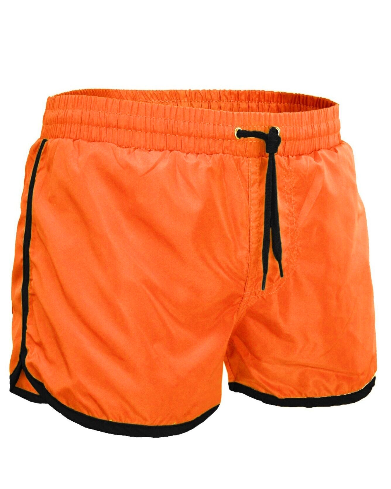Costume Uomo Con Elastico Boxer Mare Pantaloncino Corto Arancione GIOSAL-SU1215A