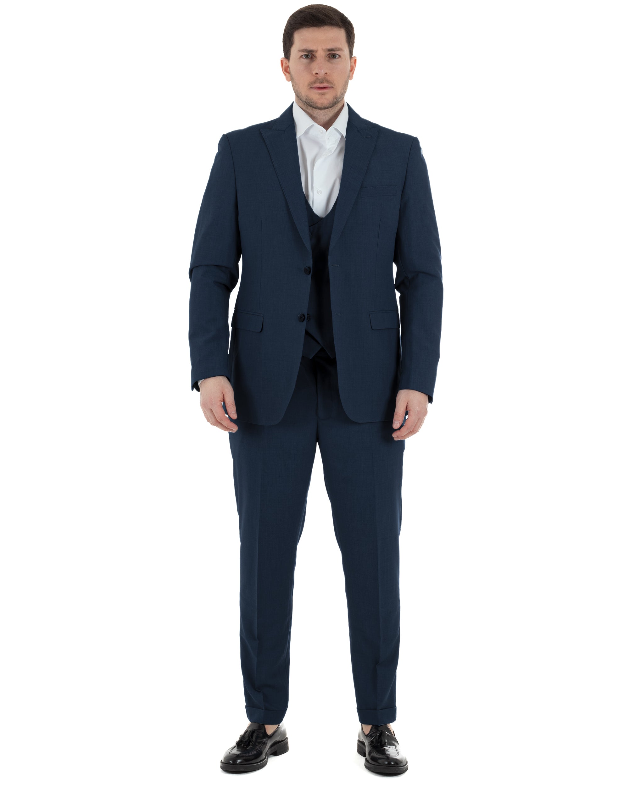 Abito Monopetto Con Panciotto Slim Fit TCAE1000A