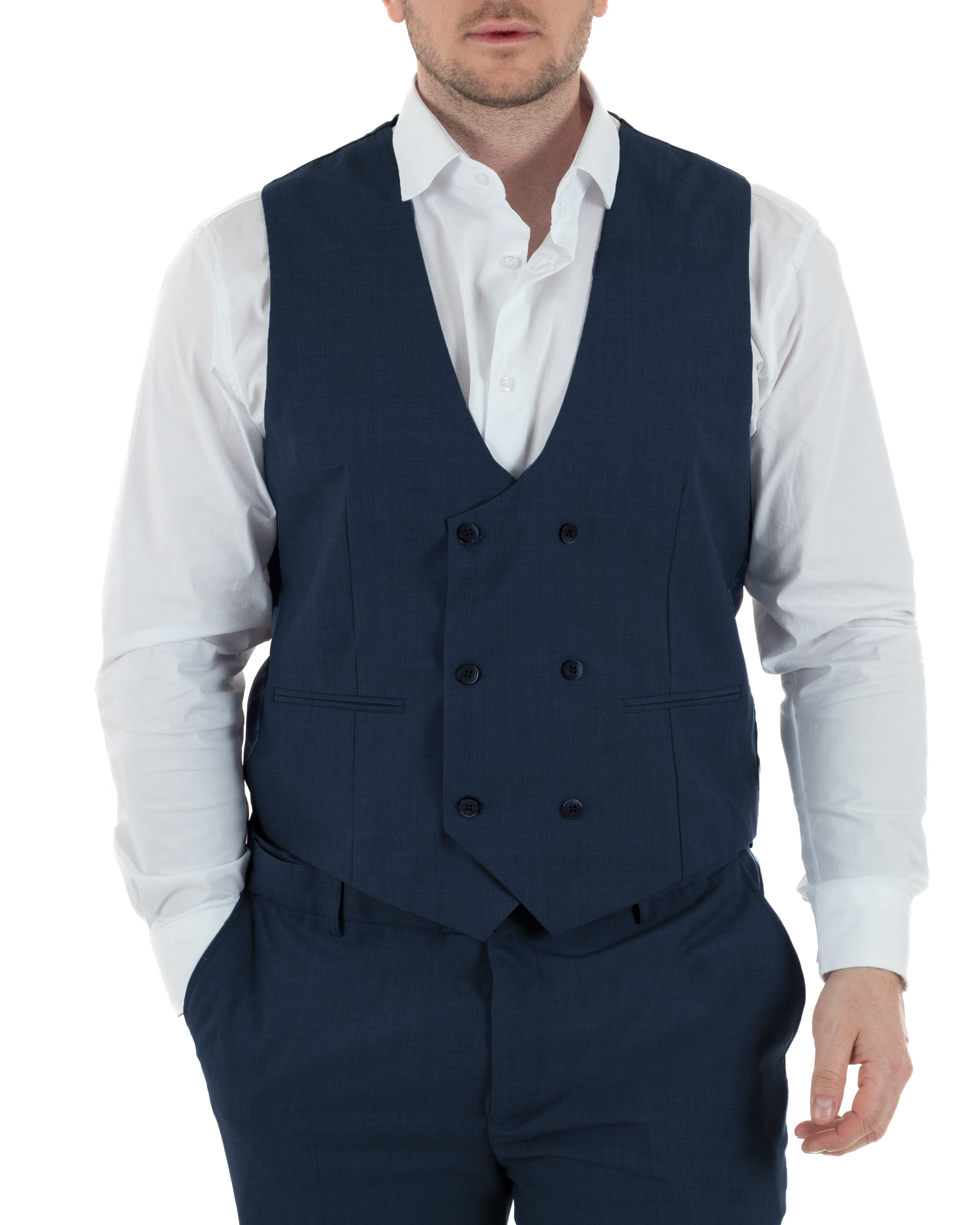 Abito Monopetto Con Panciotto Slim Fit TCAE1000A